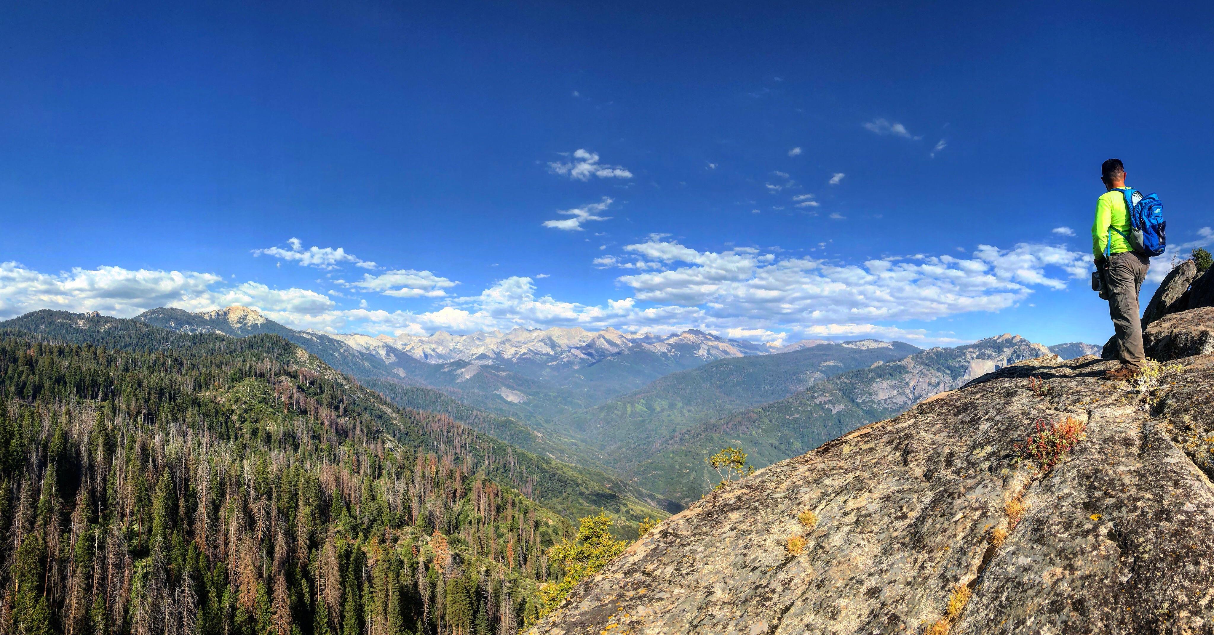 Sequoia national park looking north at the high sierras. CampingandHiking