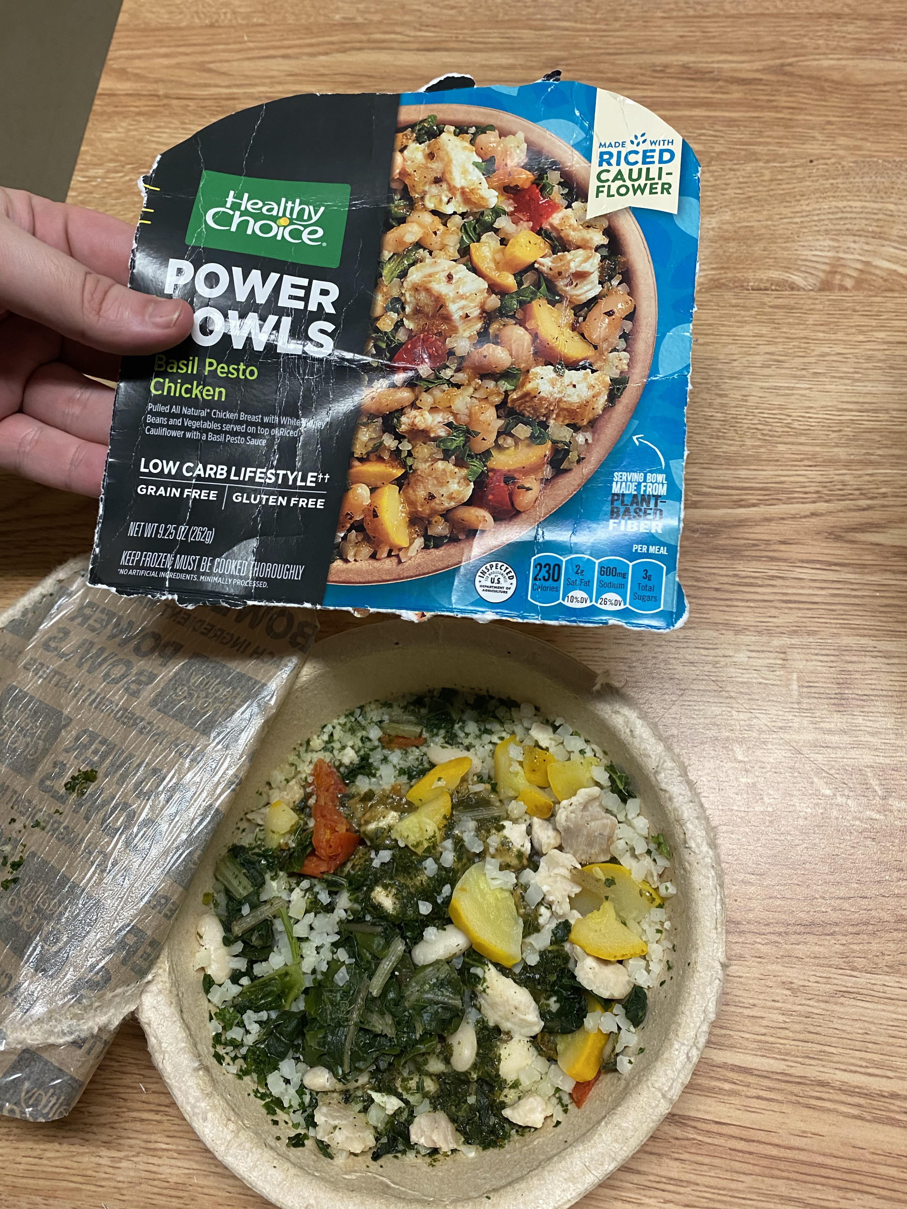 Power Bowls Basil Pesto Chicken r/ExpectationVsReality