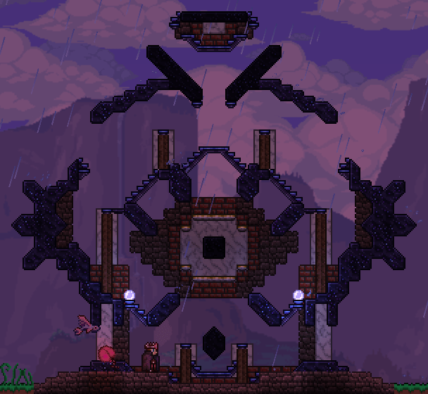 I think i made a granite shrine? r/Terraria
