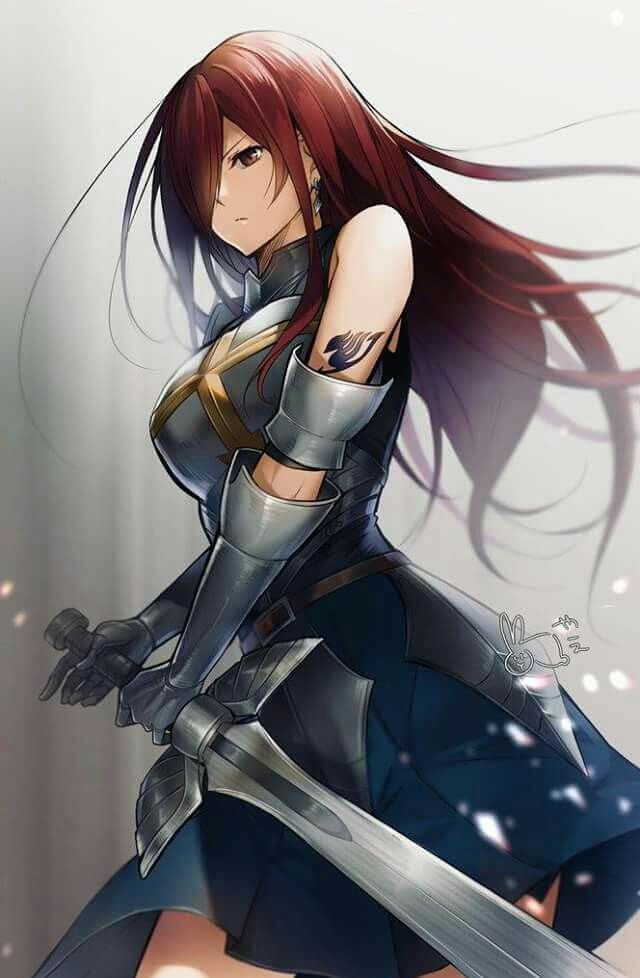 Dppicture Badass Erza Scarlet Phone Wallpaper