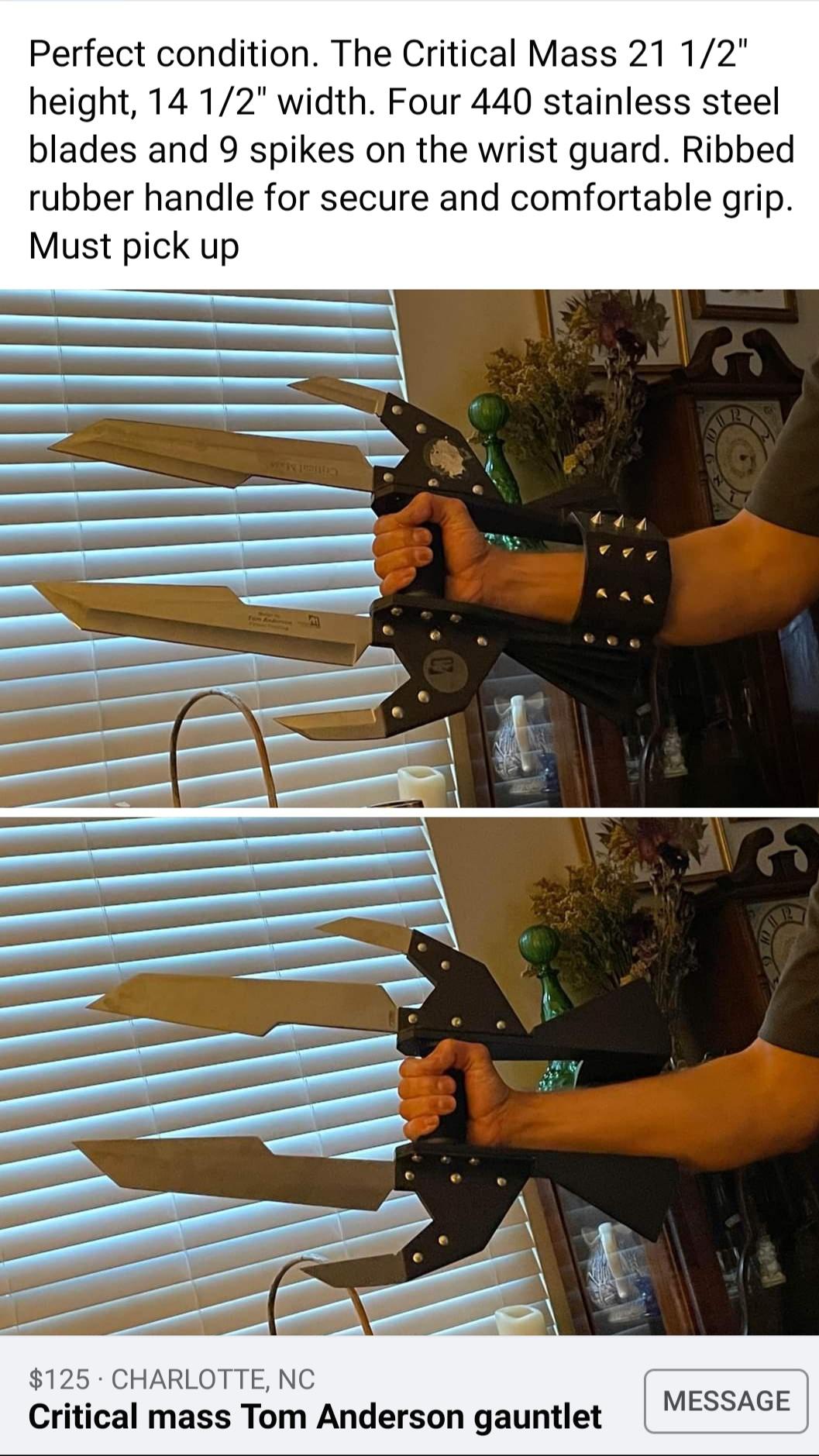 The ribbed rubber handle makes all the difference r/mallninjashit