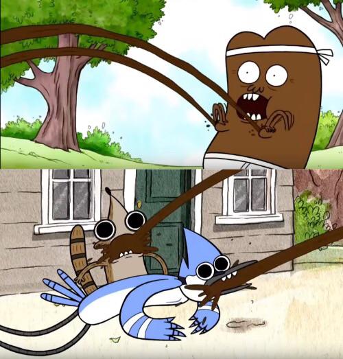 [Regular Show] coffee bean man explainthisscreen