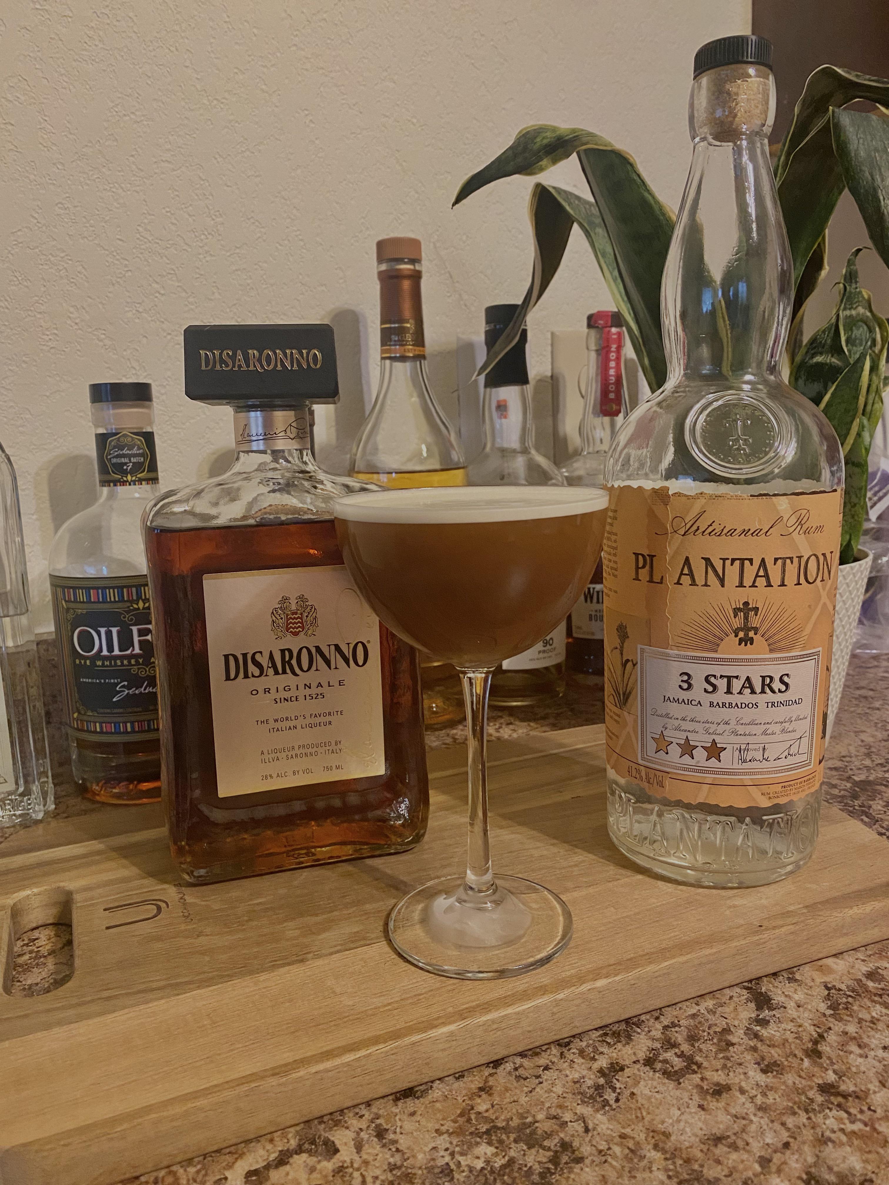 amaretto espresso rumtini cocktails