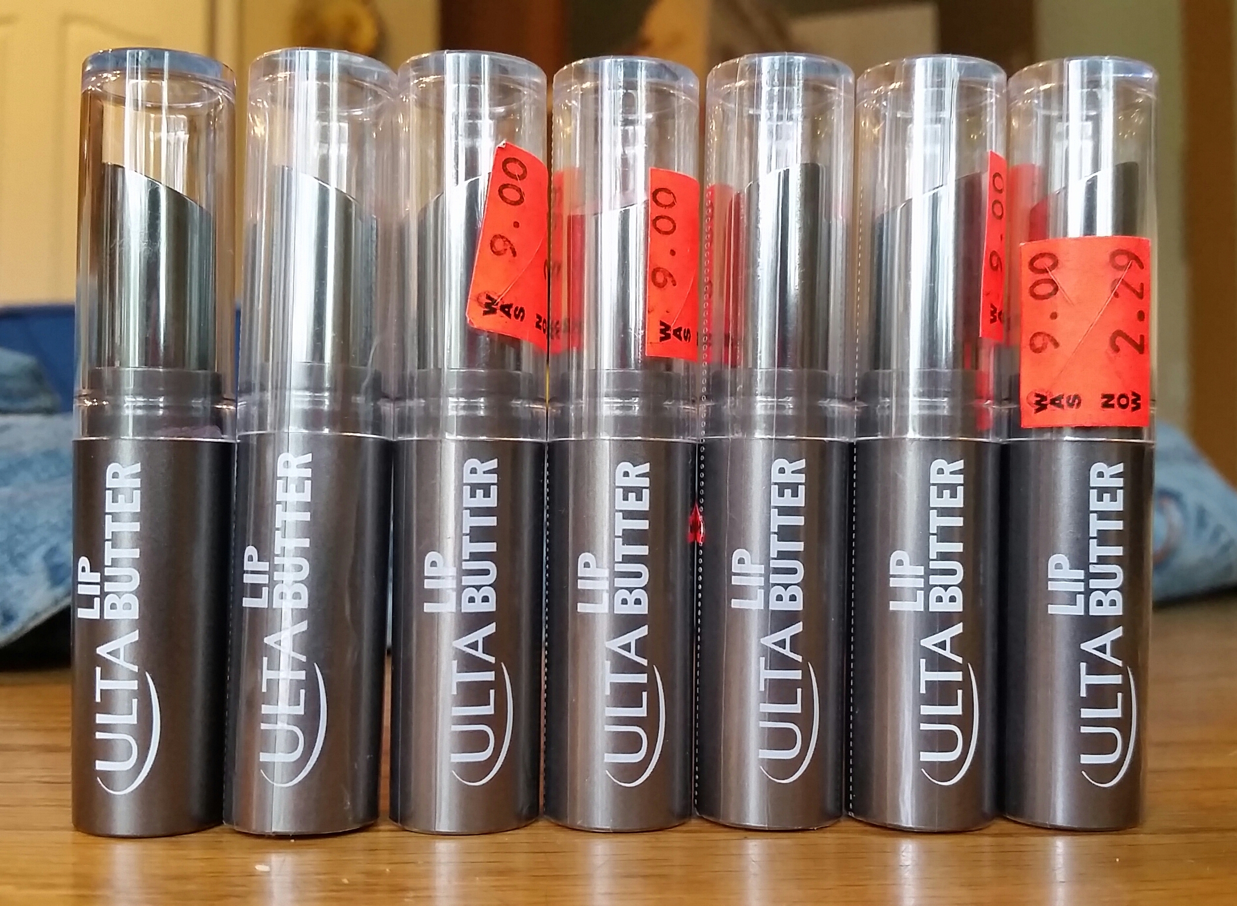 Ulta recently discontinued their lip butters,, so I bought everything