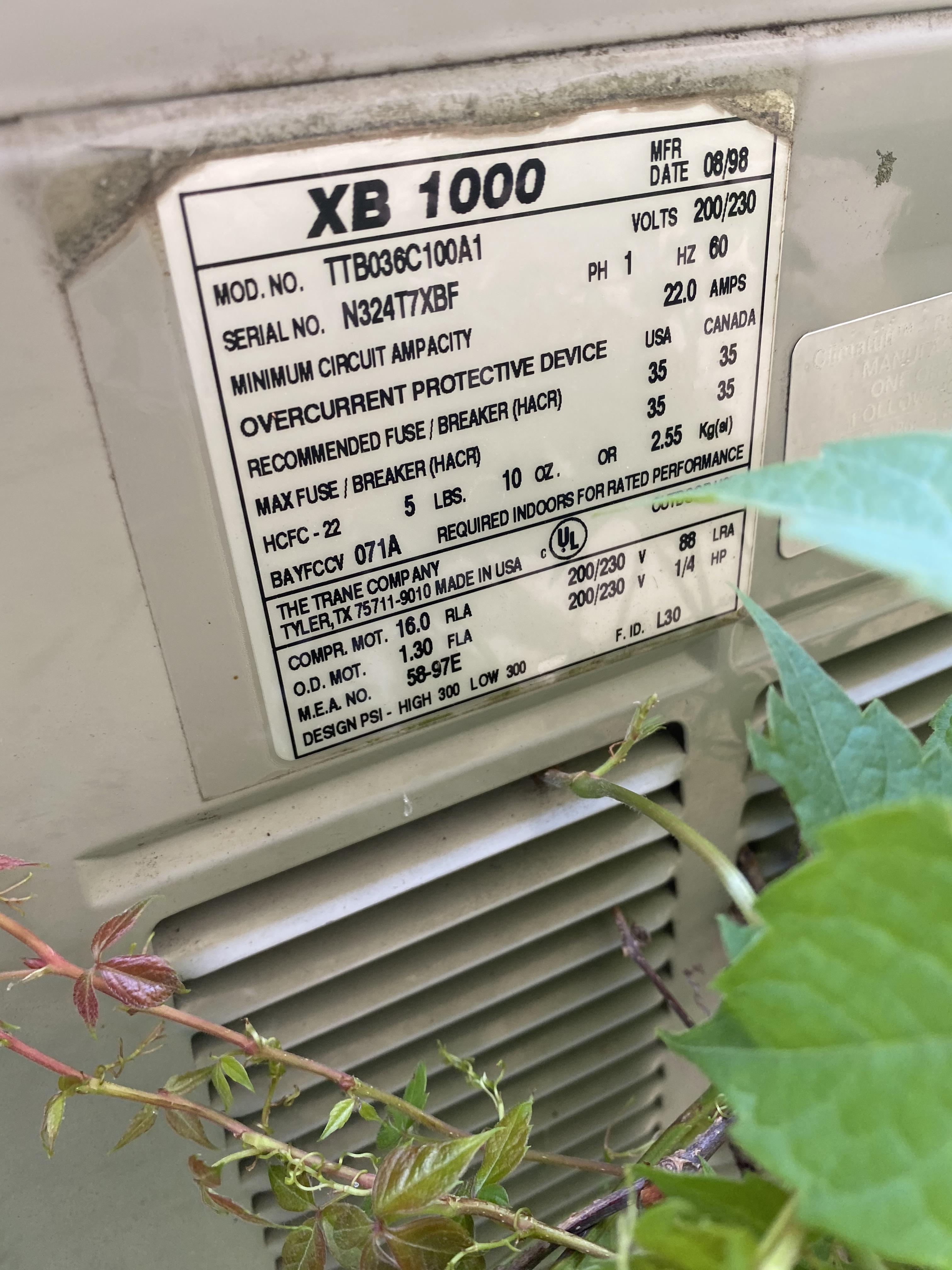 Can anyone please tell me how many tons this AC unit is? I believe it’s