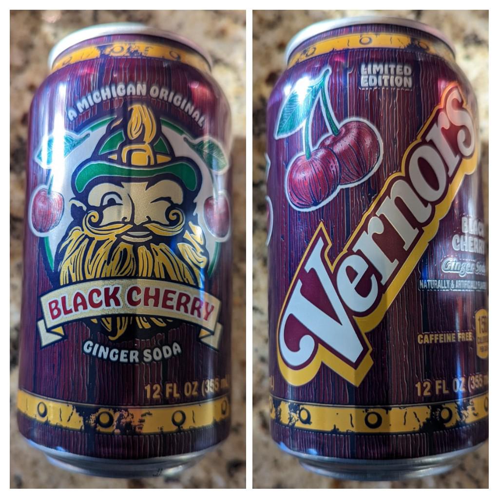 Finally scored some black cherry Vernors from Meijer today. It's pretty