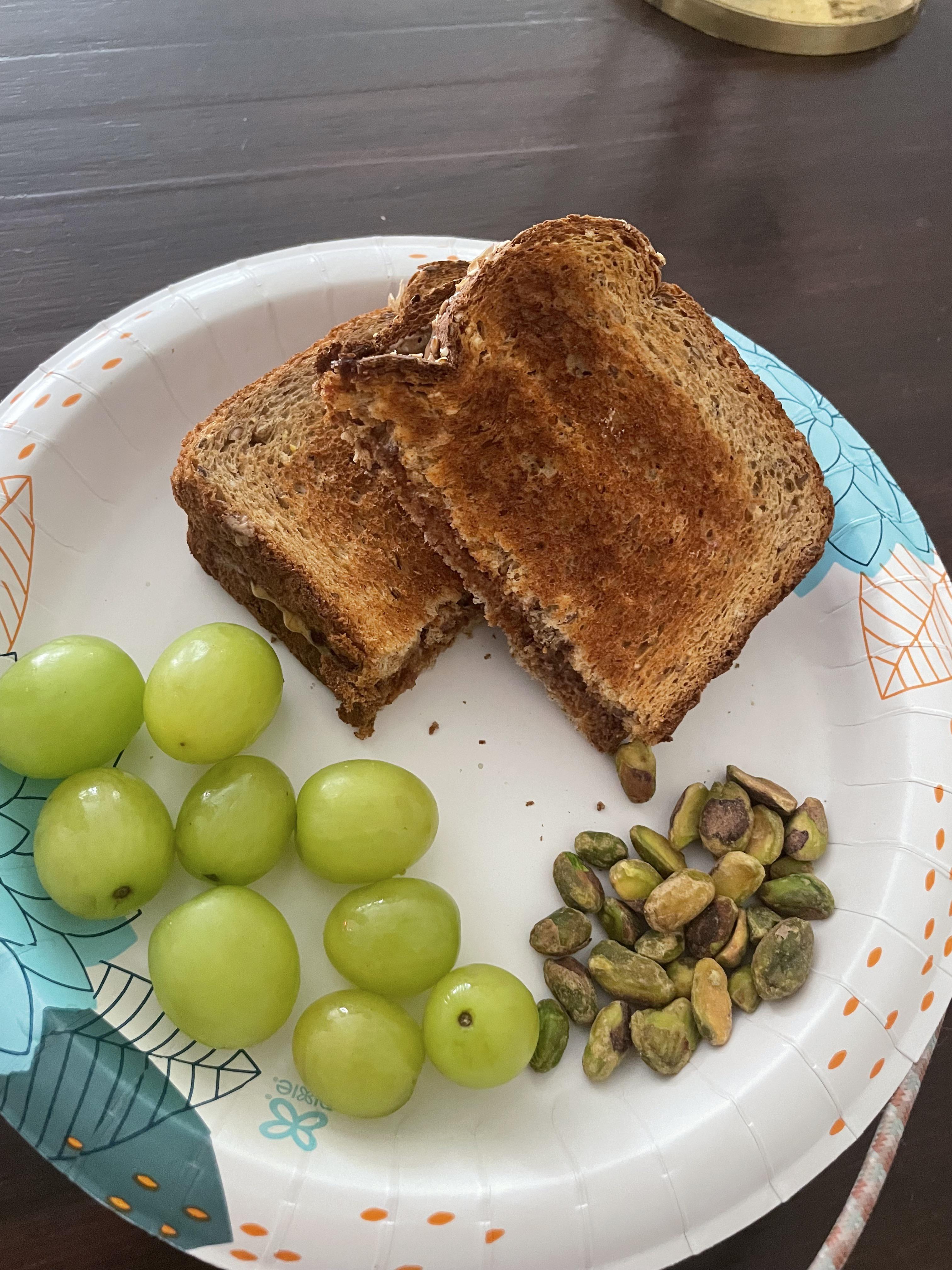 PBJ on toast r/depressionmeals