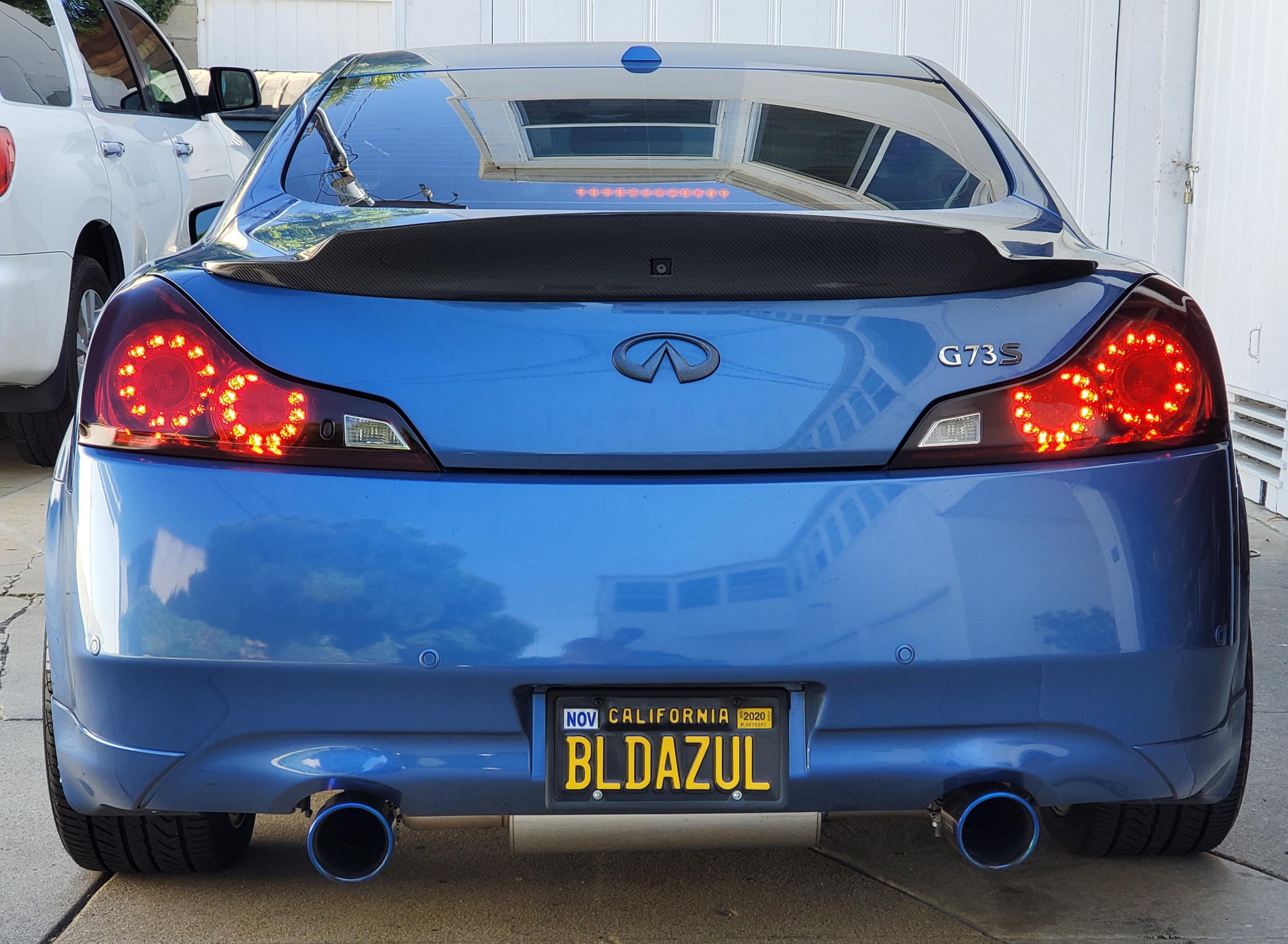 cyston DIY tinted taillights with VHT r/G37