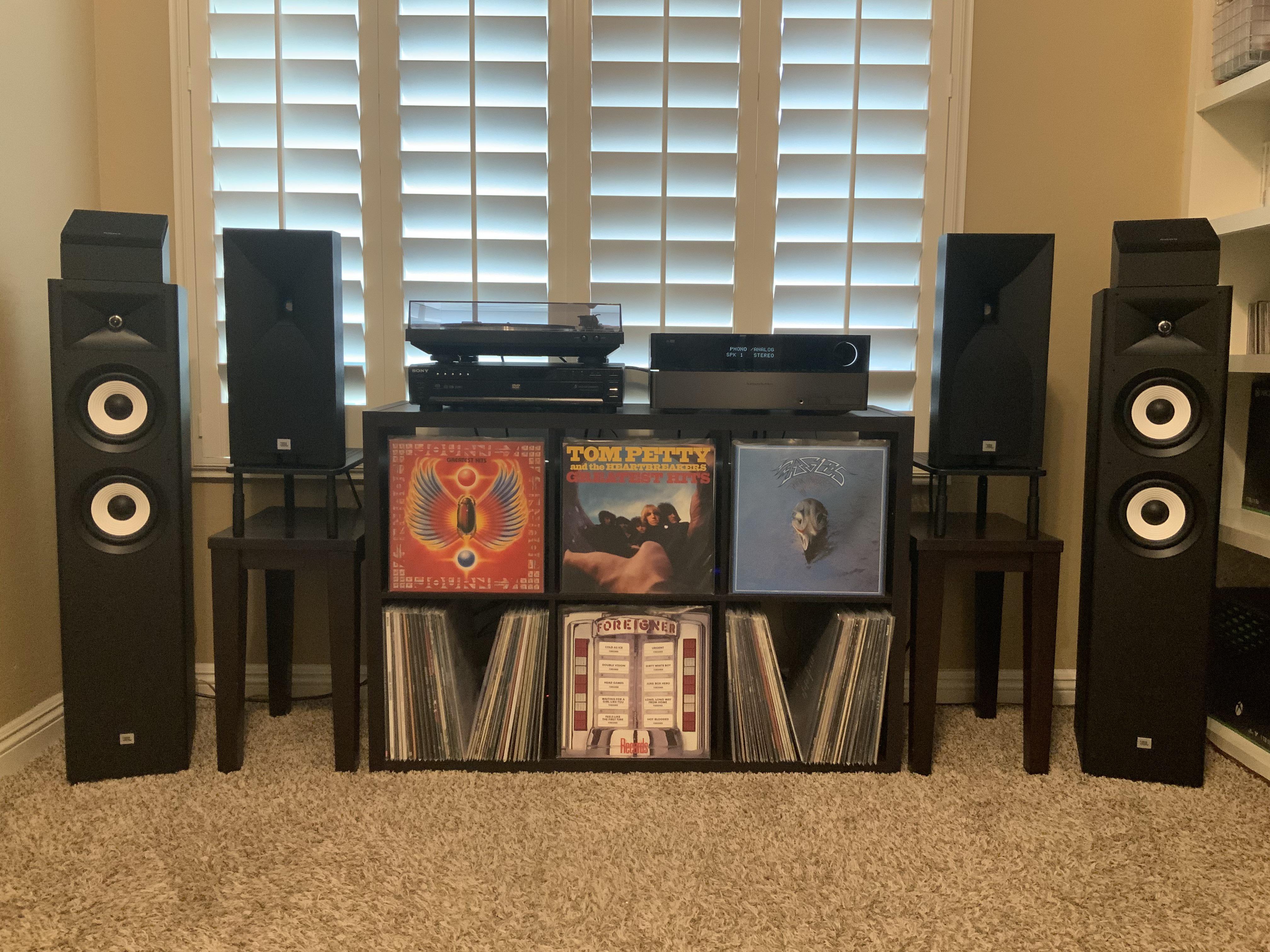 I snagged a pair of JBL Stage A180 floorstanding speakers for 100 on Craigslist! It’s time to