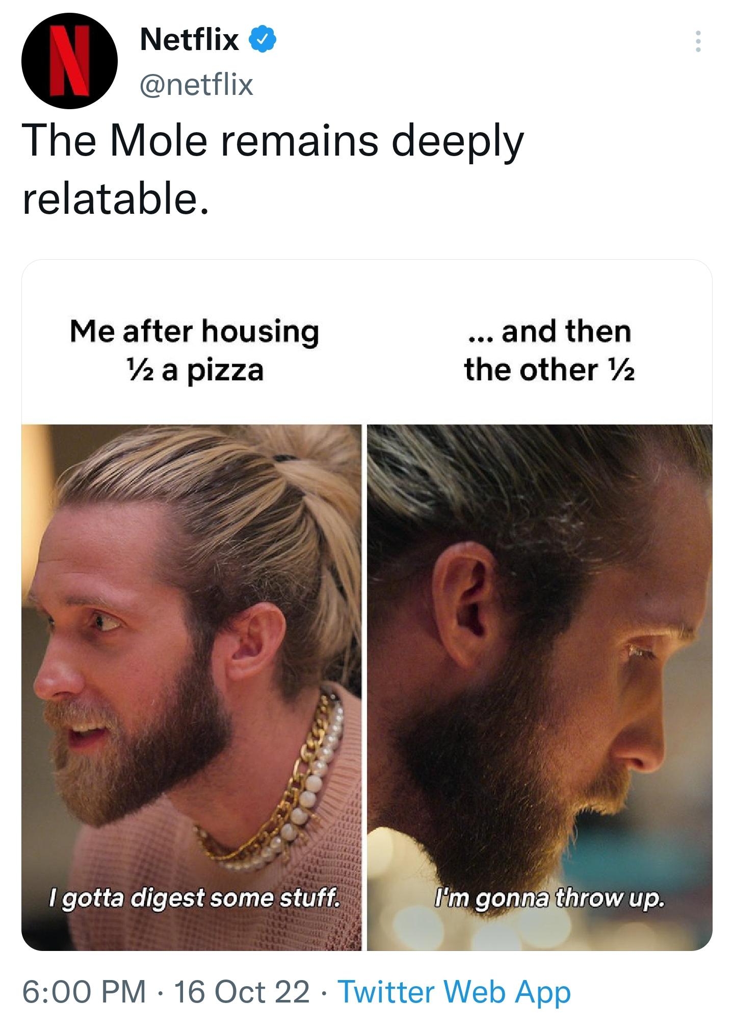 The Mole remains deeply relatable. r/themole