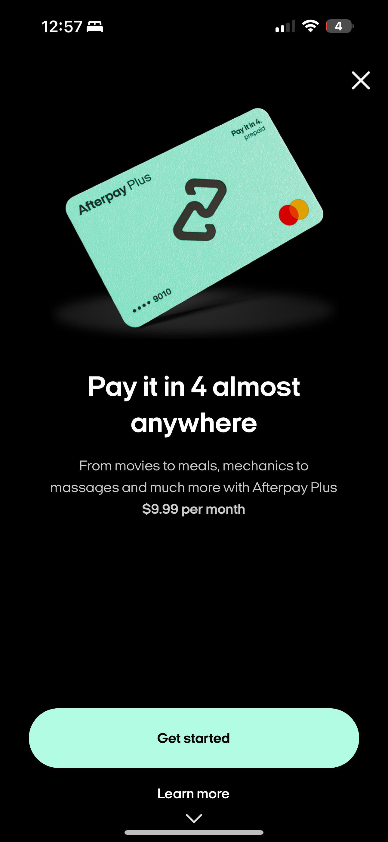 Does anyone use the Afterpay Plus card? What's the difference and what