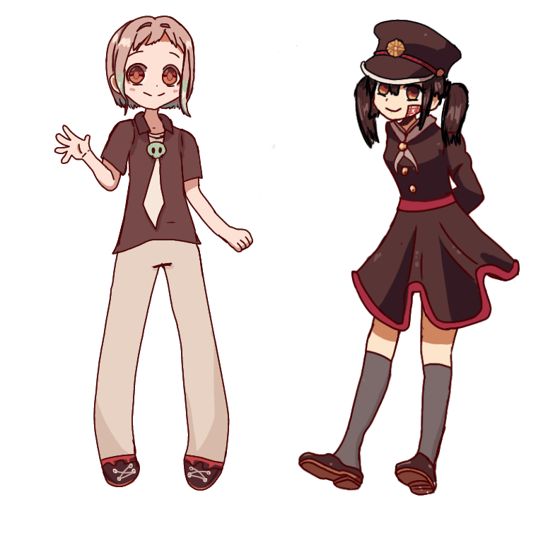 I drew gender swap Hanako and Yashiro! r/hanakokun
