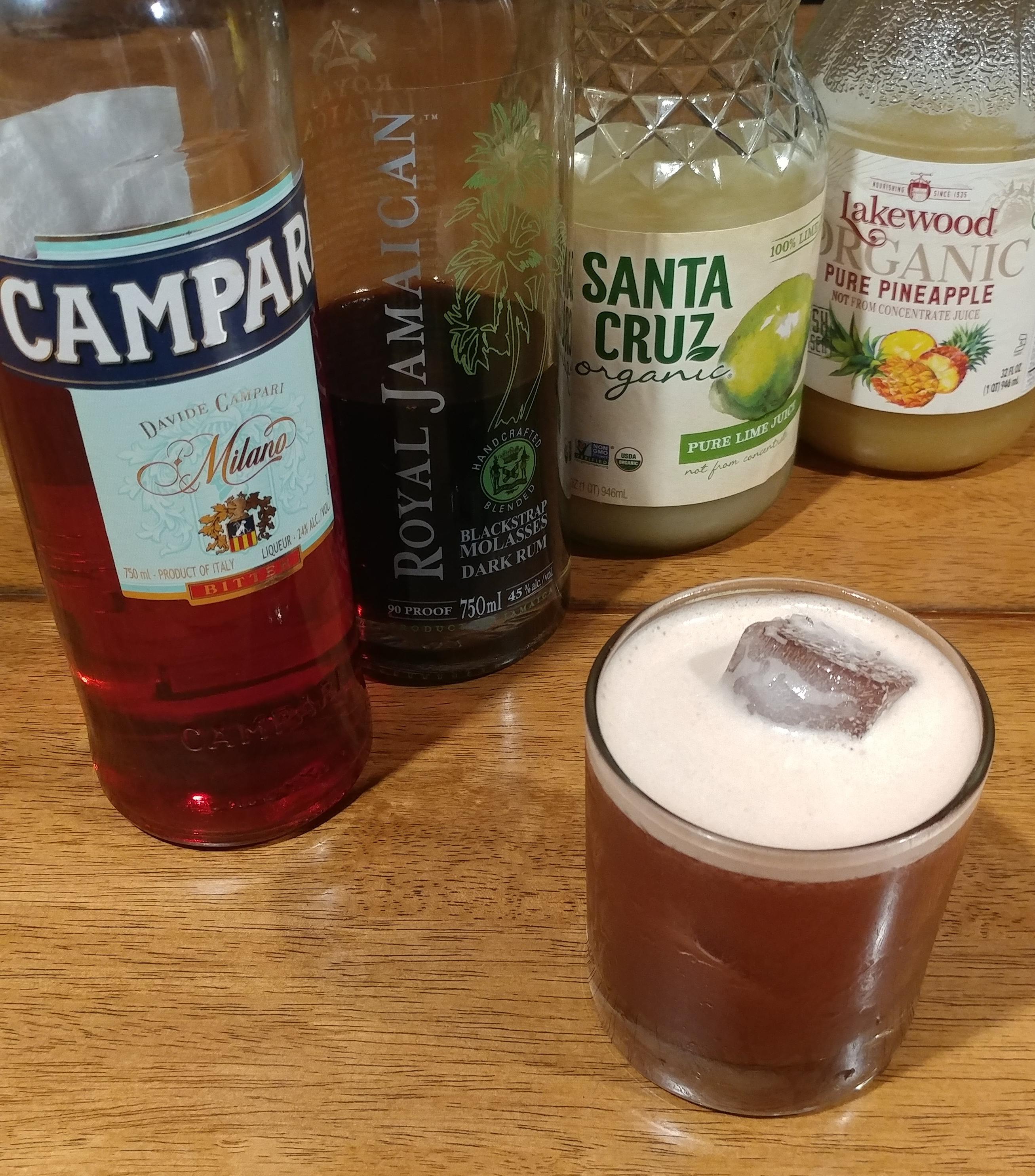 Blackstrap Jungle Bird cocktails