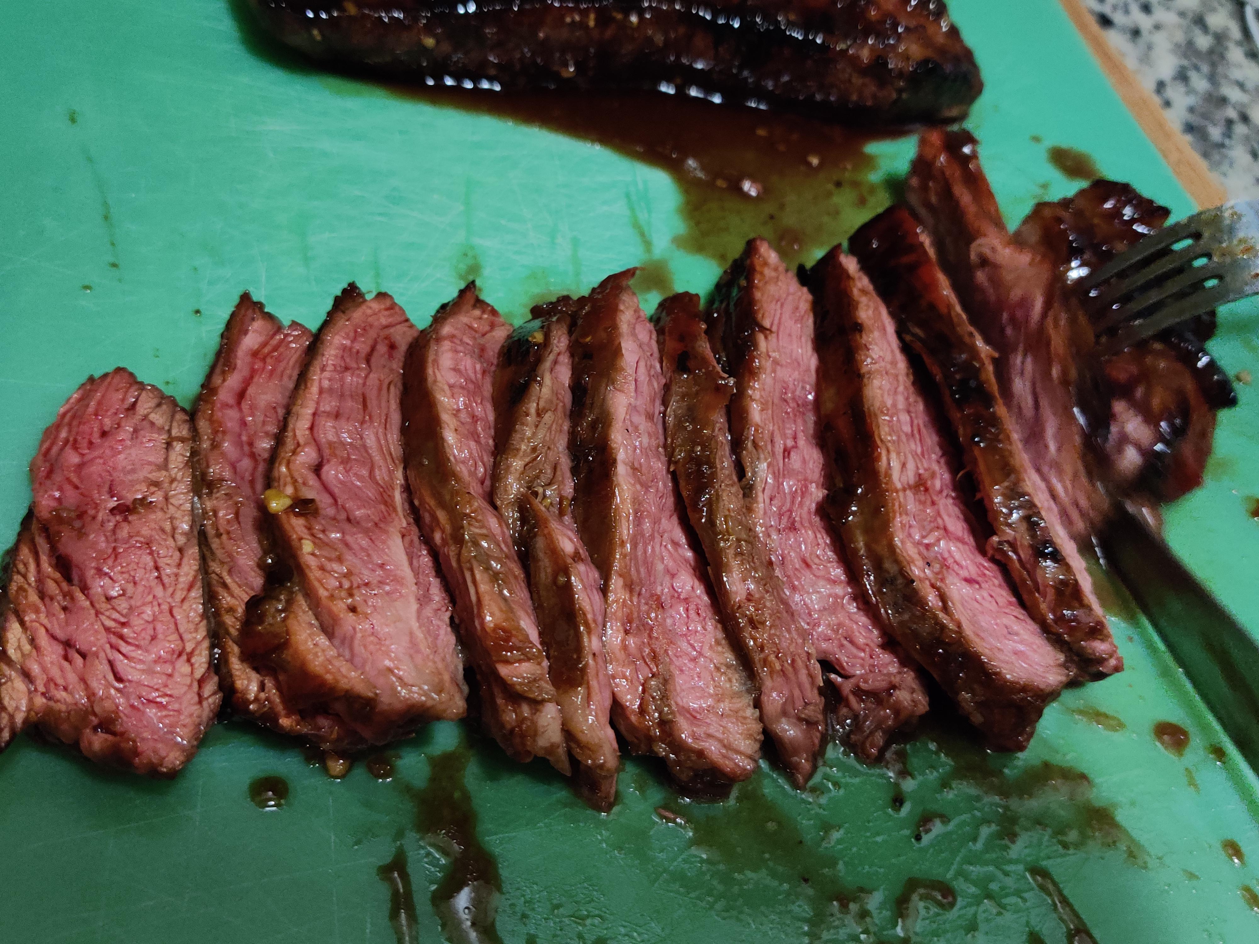 Sweet Chili Garlic Flank Steak r/meat