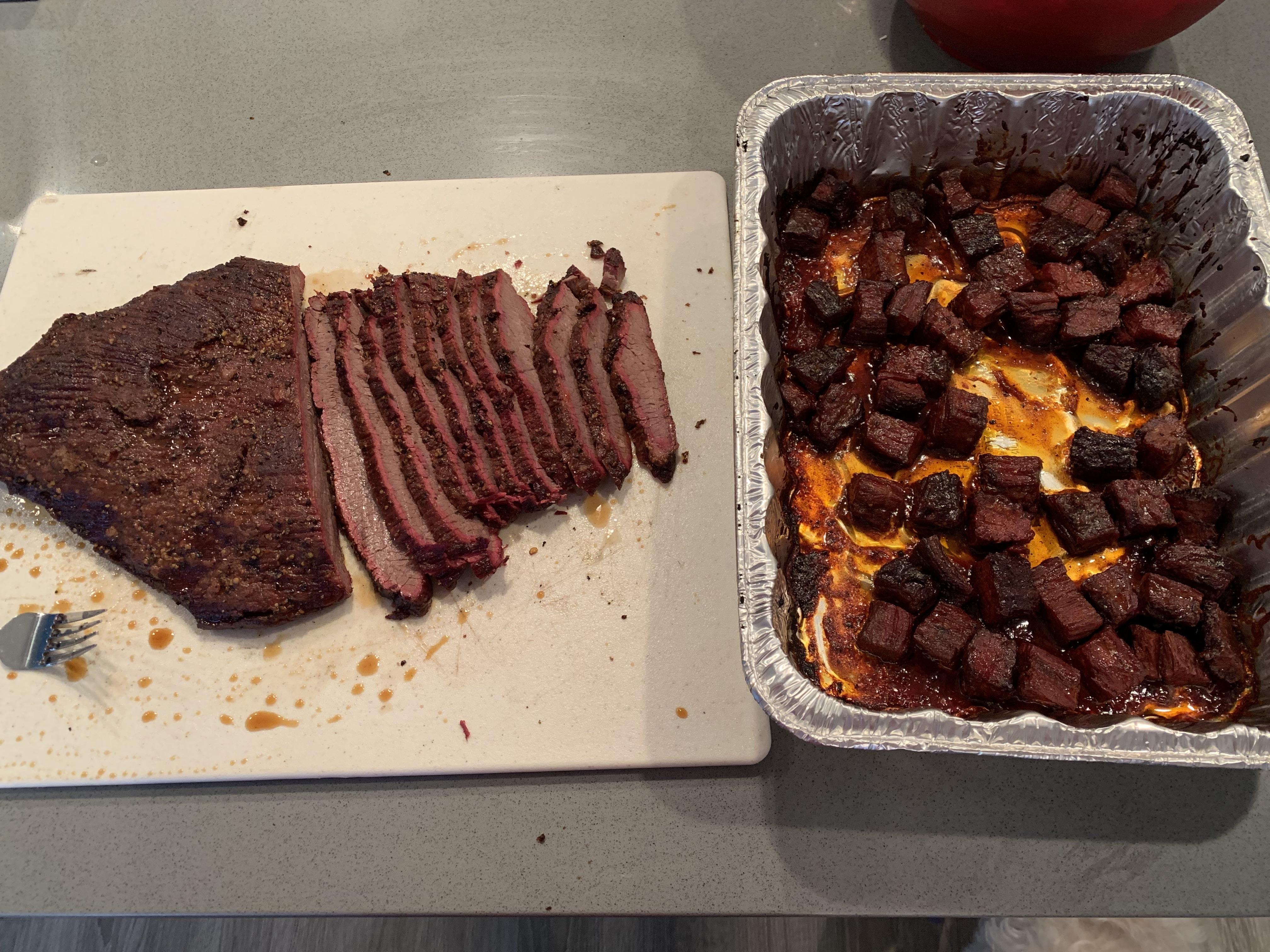 [Homemade] Smoked Brisket & Burnt Ends r/food