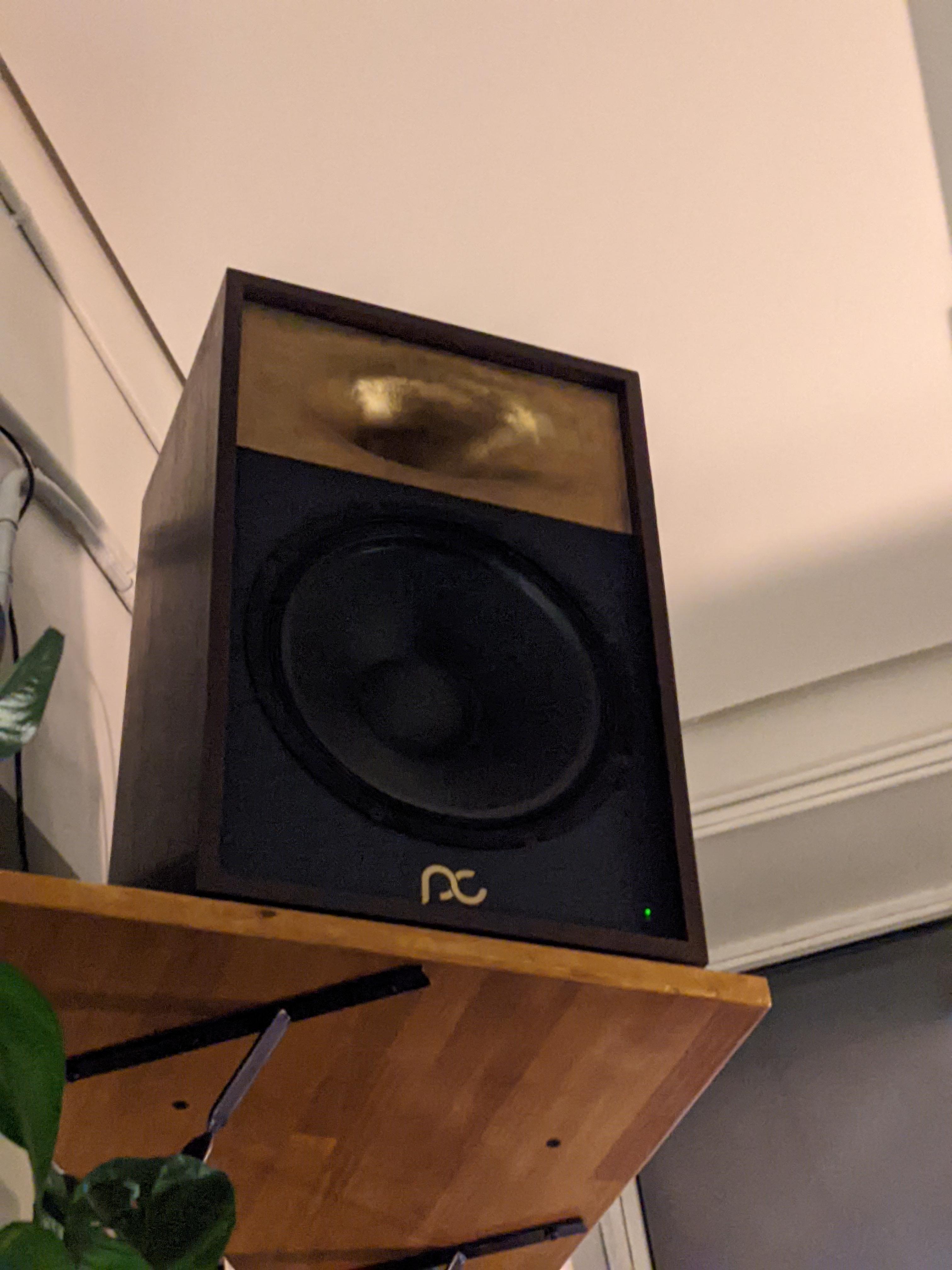 could anyone identify these speakers? found them in a restaurant in