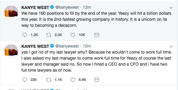 Imagine being Kanye's accountant Accounting