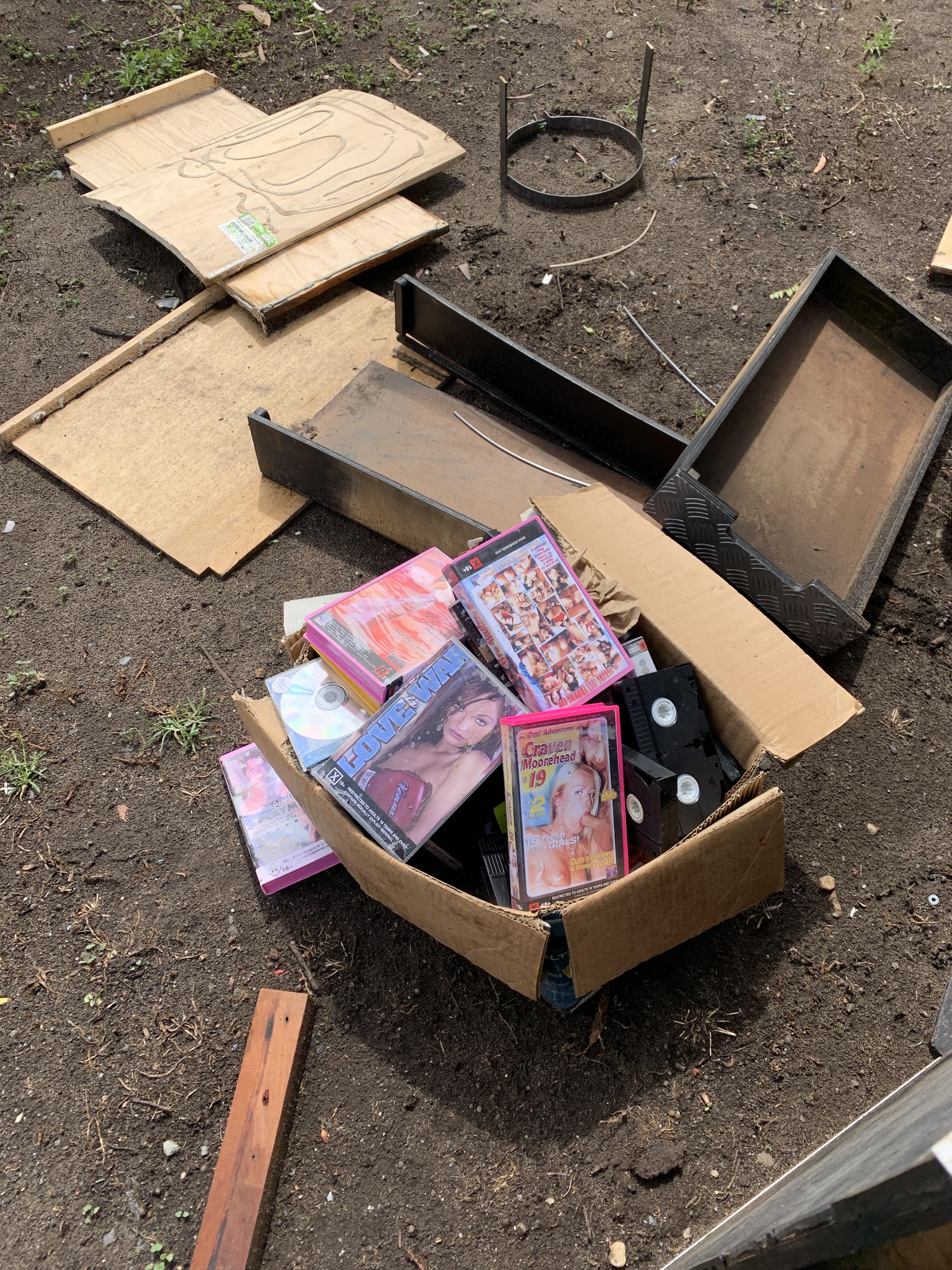 Hard rubbish collection in St Albans 3021. Where is a VHS player when