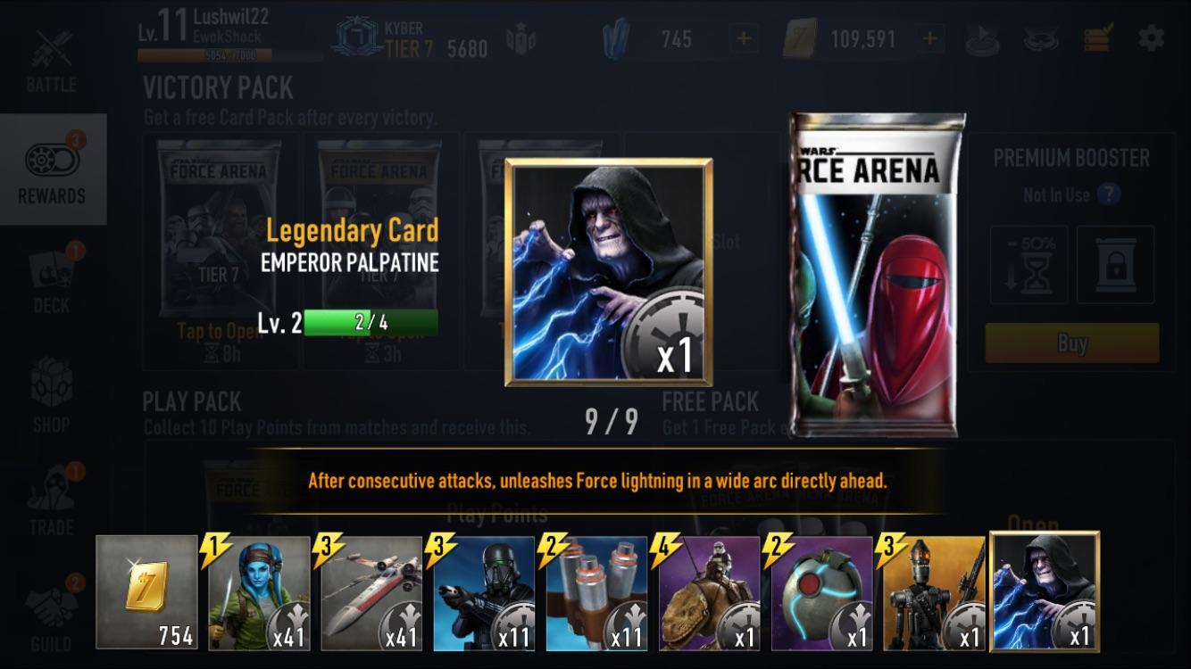 It turns out you can get legendaries from platinum packs... r