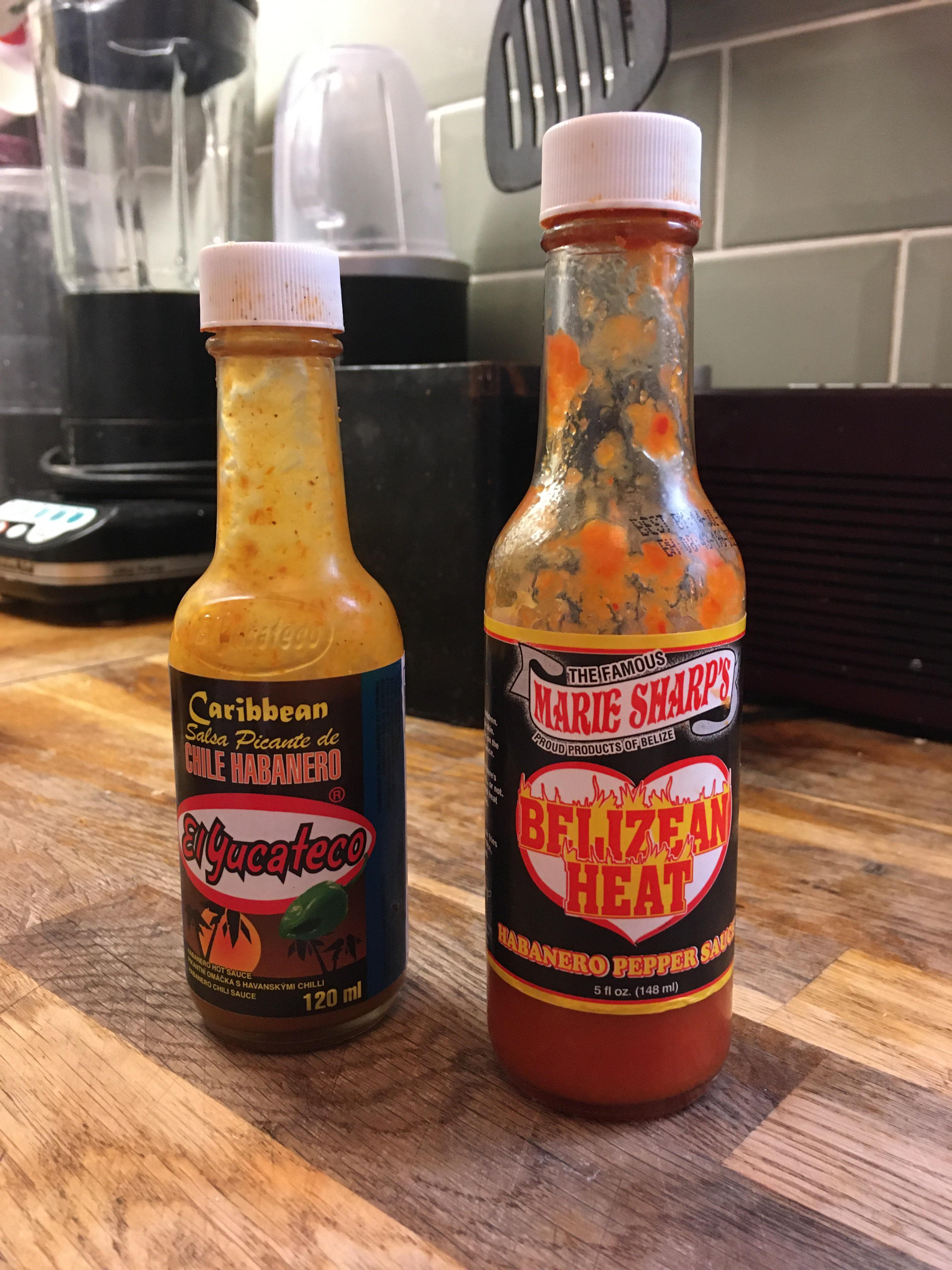 Two awesome hot sauces featuring carrot r/hotsauce