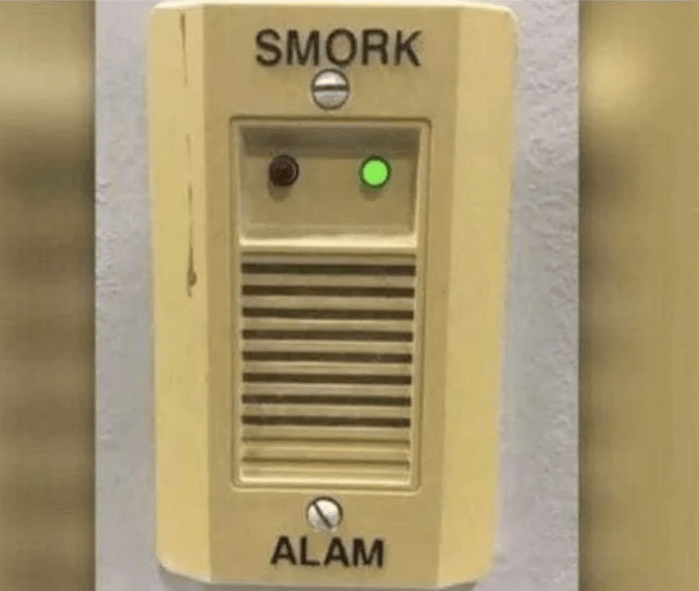 Smork alarm... r/engrish