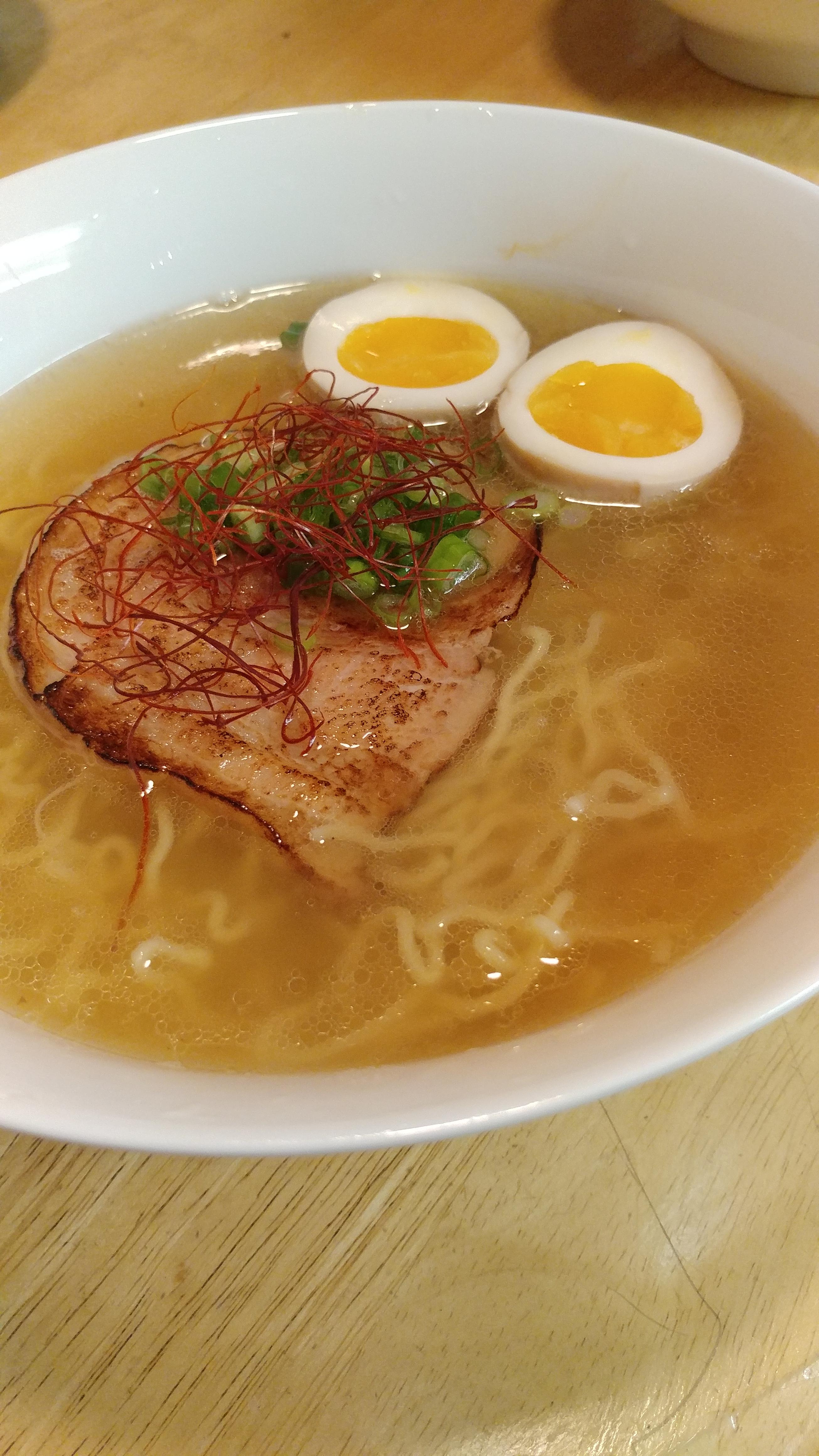 Pressure cooked tori chintan + aroma oil + 36 hr sous vide chashu + 3