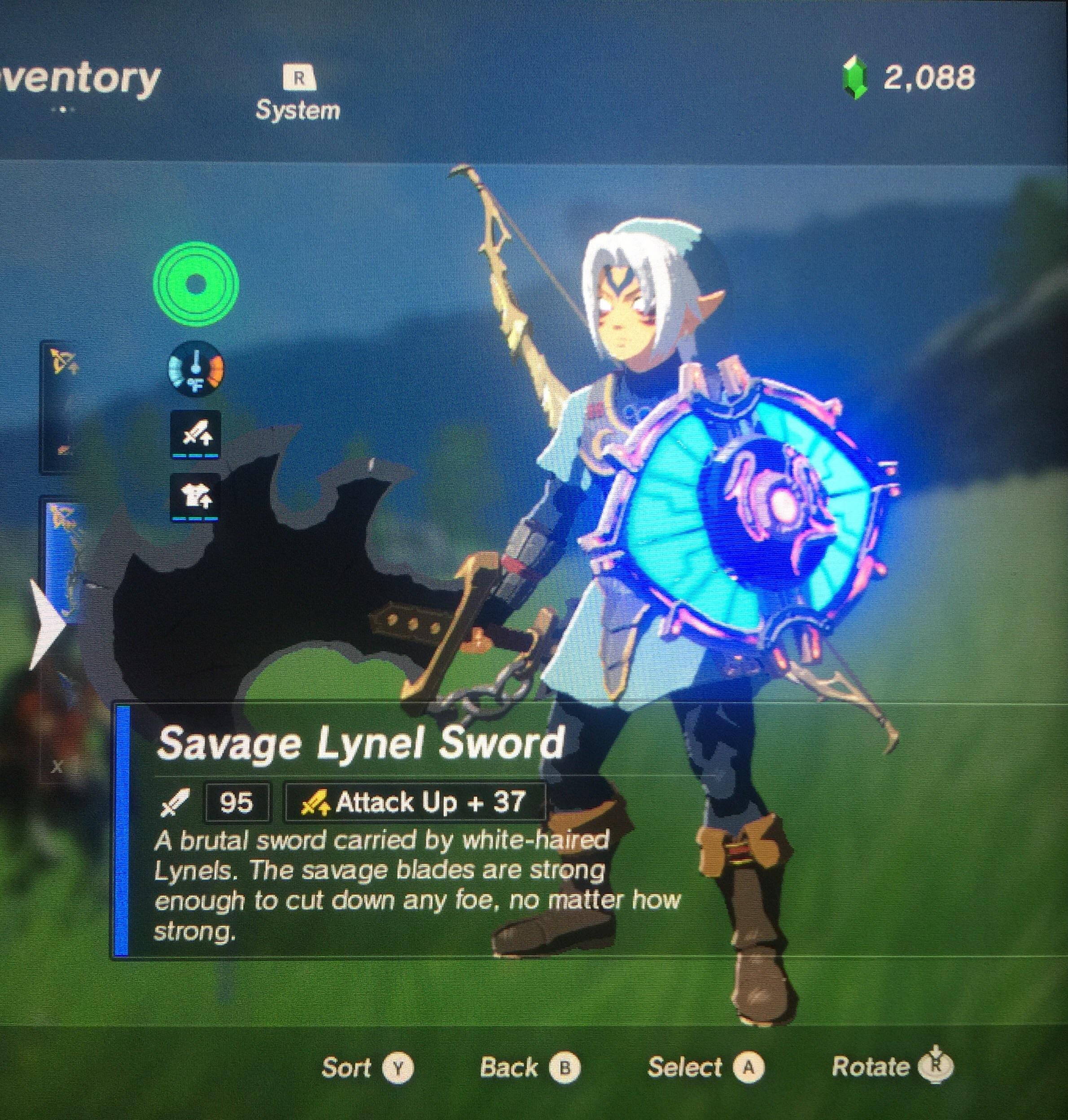 Just picked up my most powerful weapon ever! r/Breath_of_the_Wild