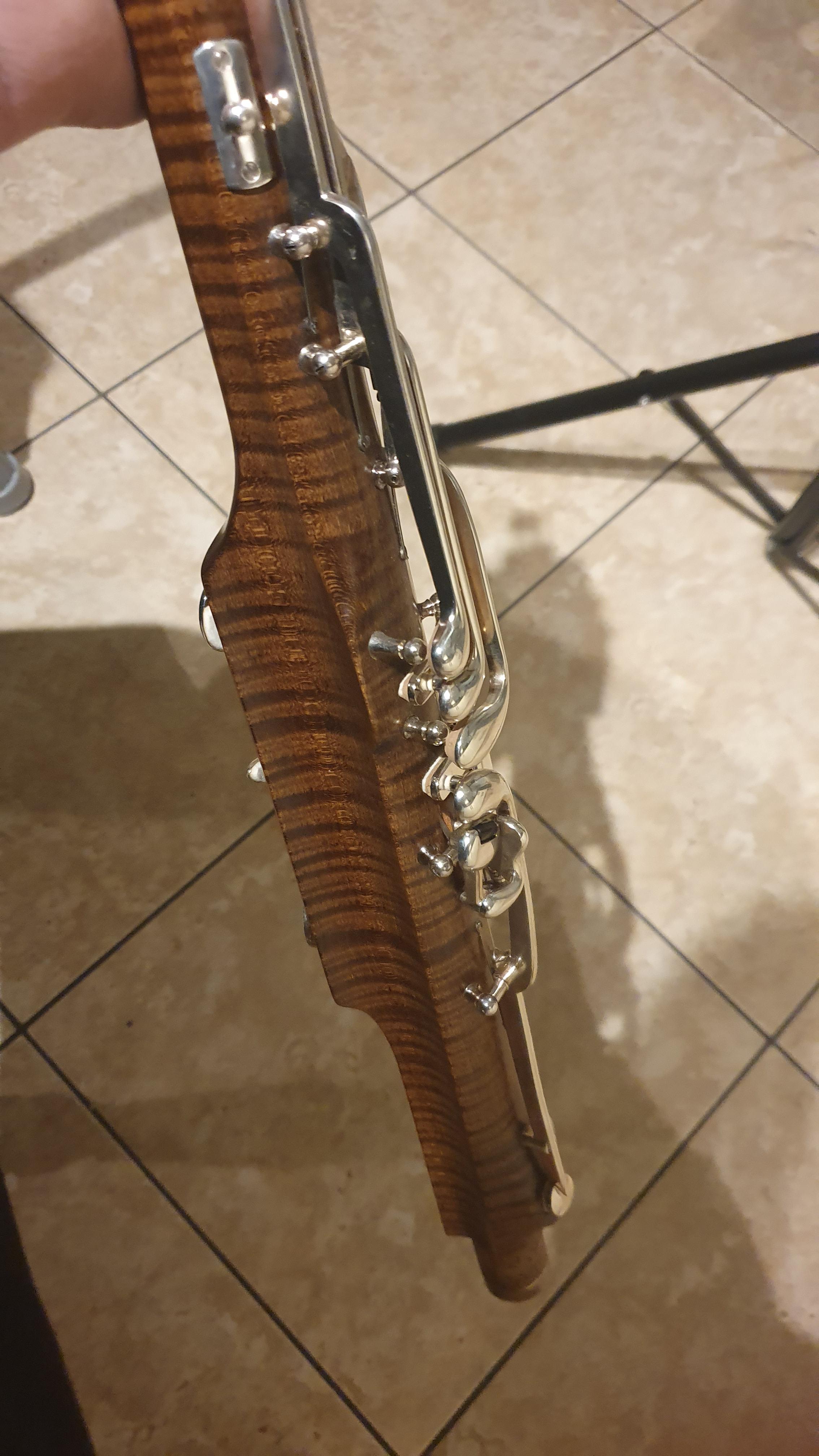 The beautiful wing joint on my new Wolf bassoon!! I posted this because