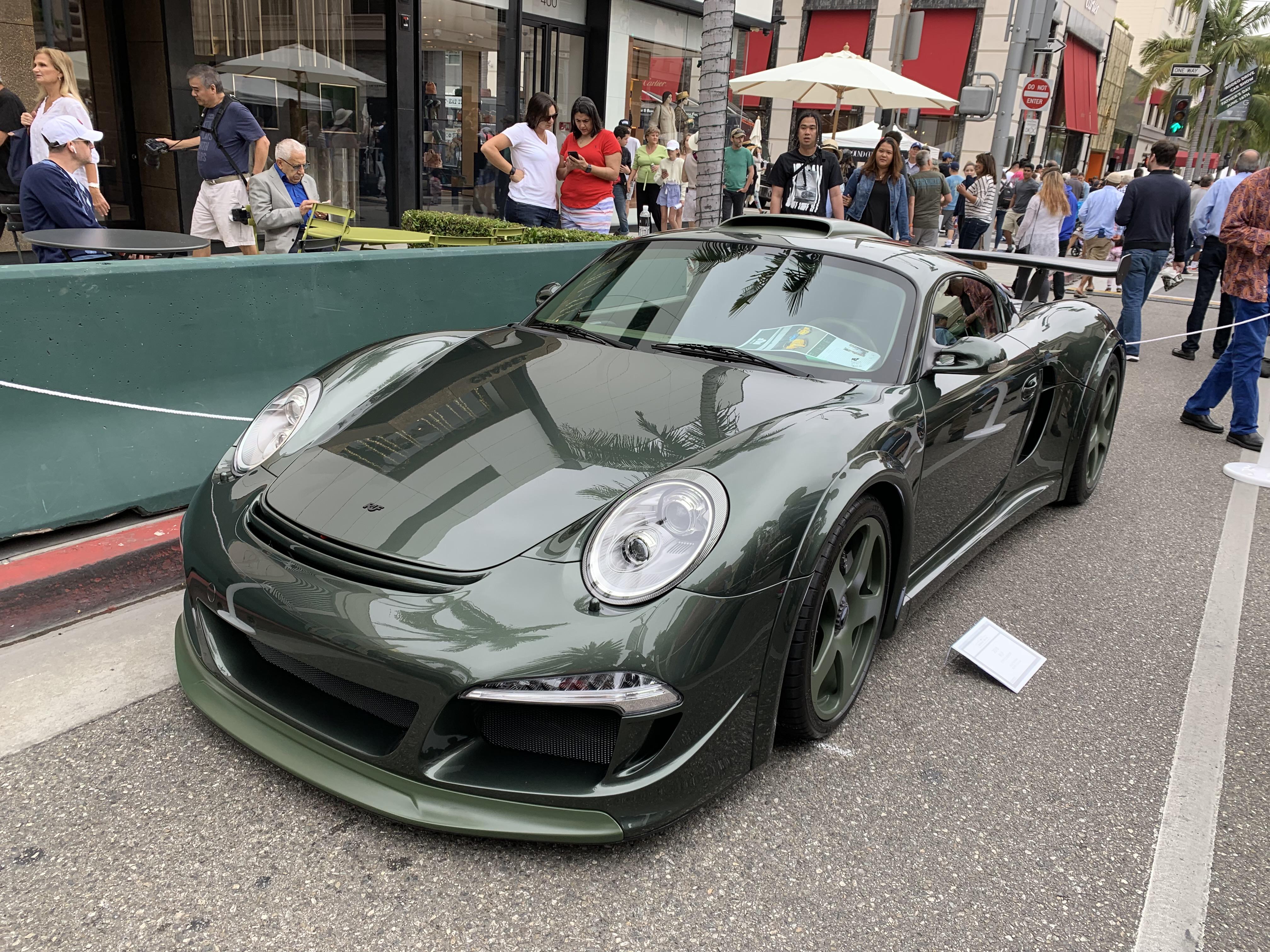 RUF custom Porsche at Rodeo Drive Car Show r/Autos