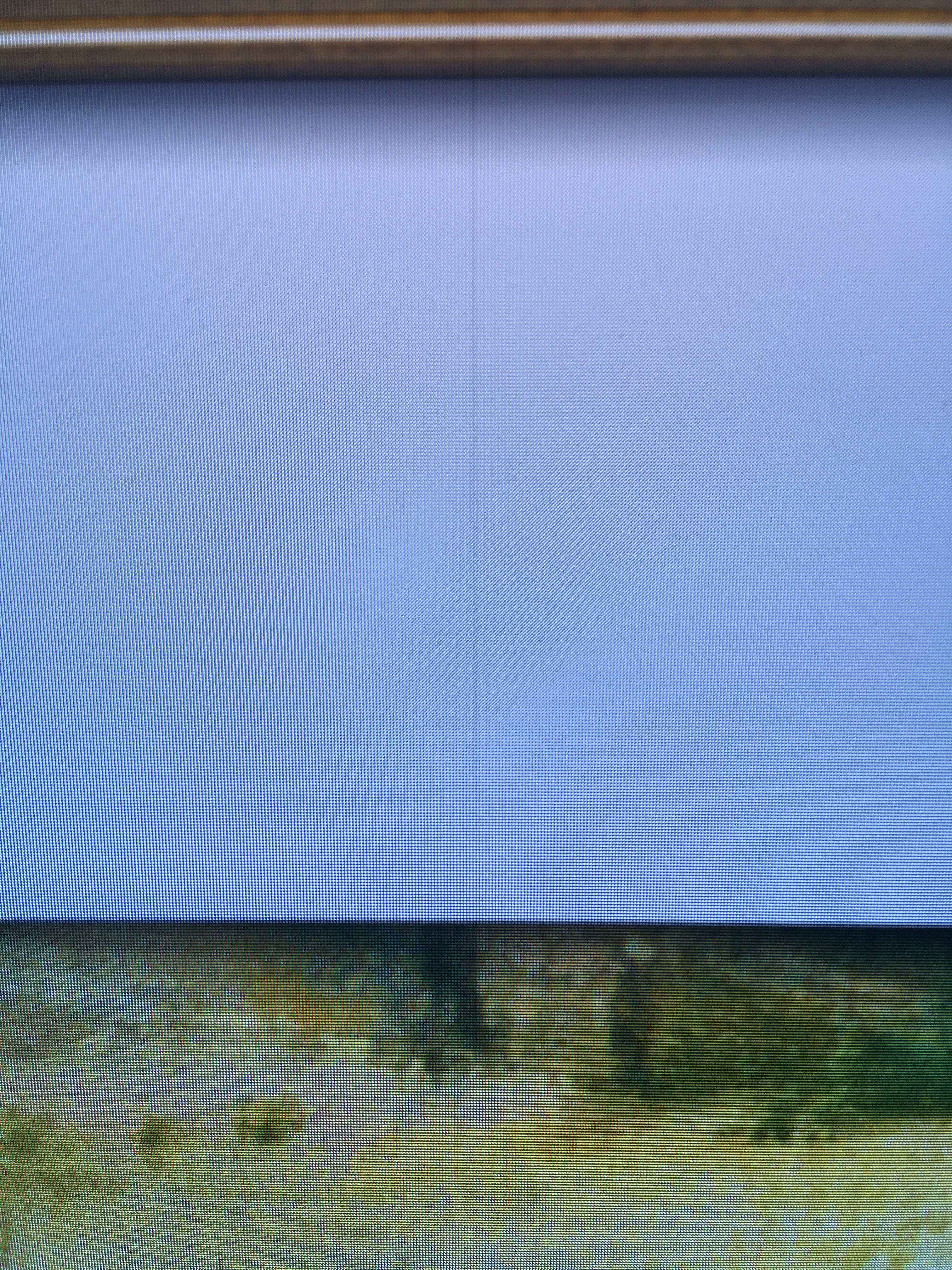 A vertical black line started appearing on my LG B8, from top to bottom