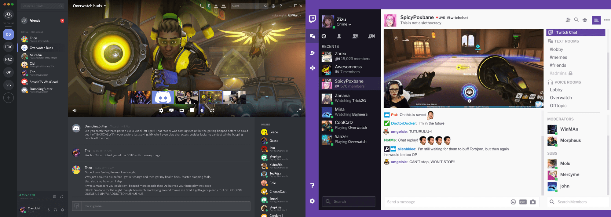 Twitch seem to have taken some leaves out of Discord's book. r/discordapp