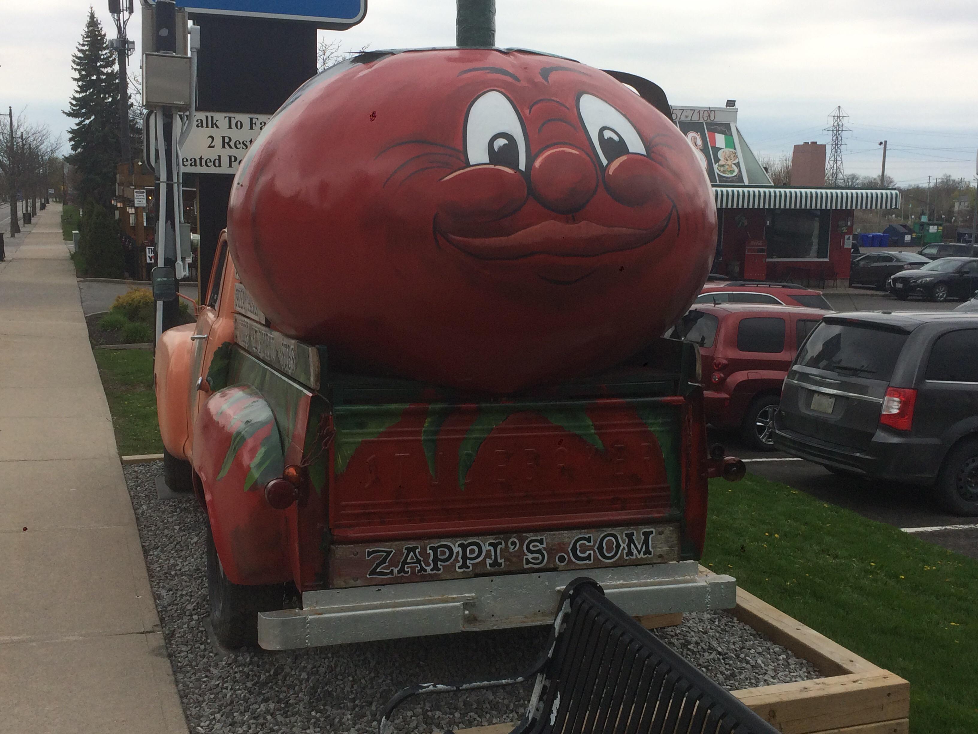 My city has a reallife Tomato Head! r/FortNiteBR