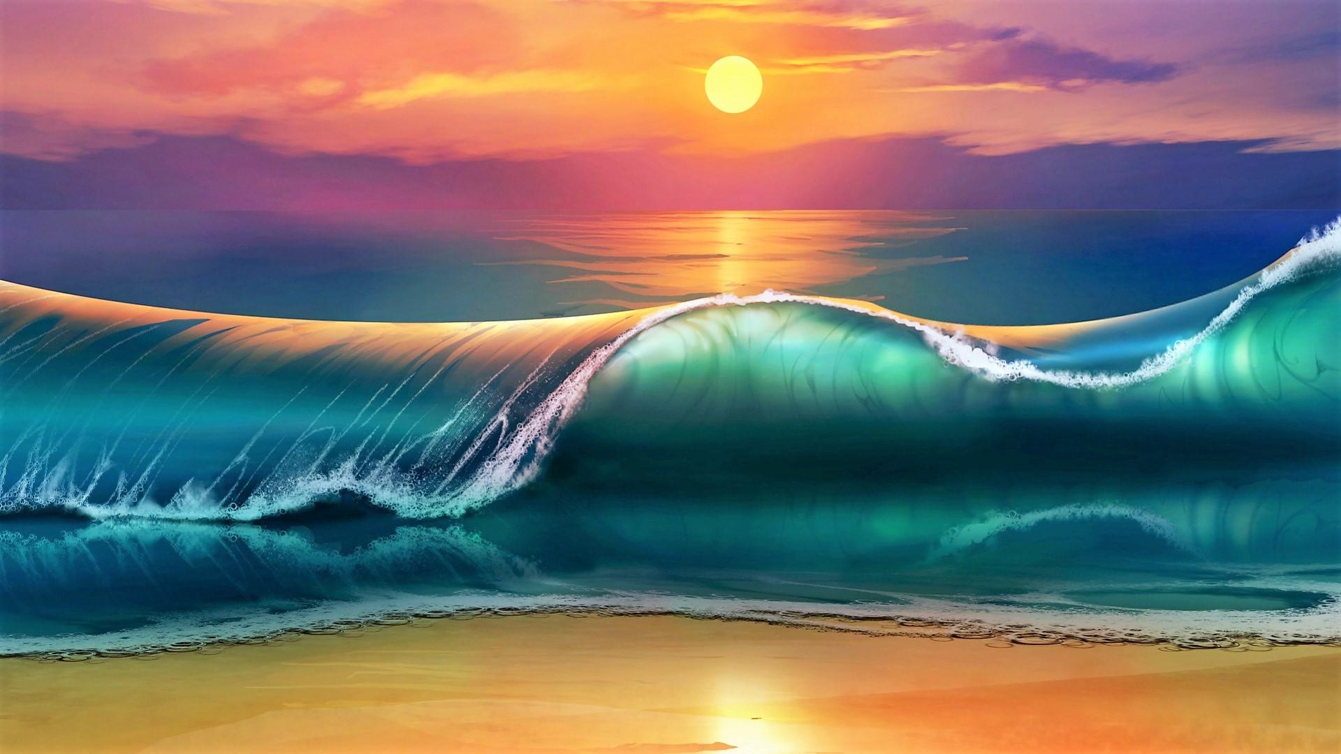 Cool Colorful Wave [1920x1080] wallpapers