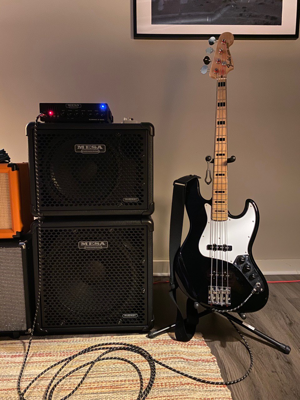 Finally completed the new bass rig. My journey to the dark side is