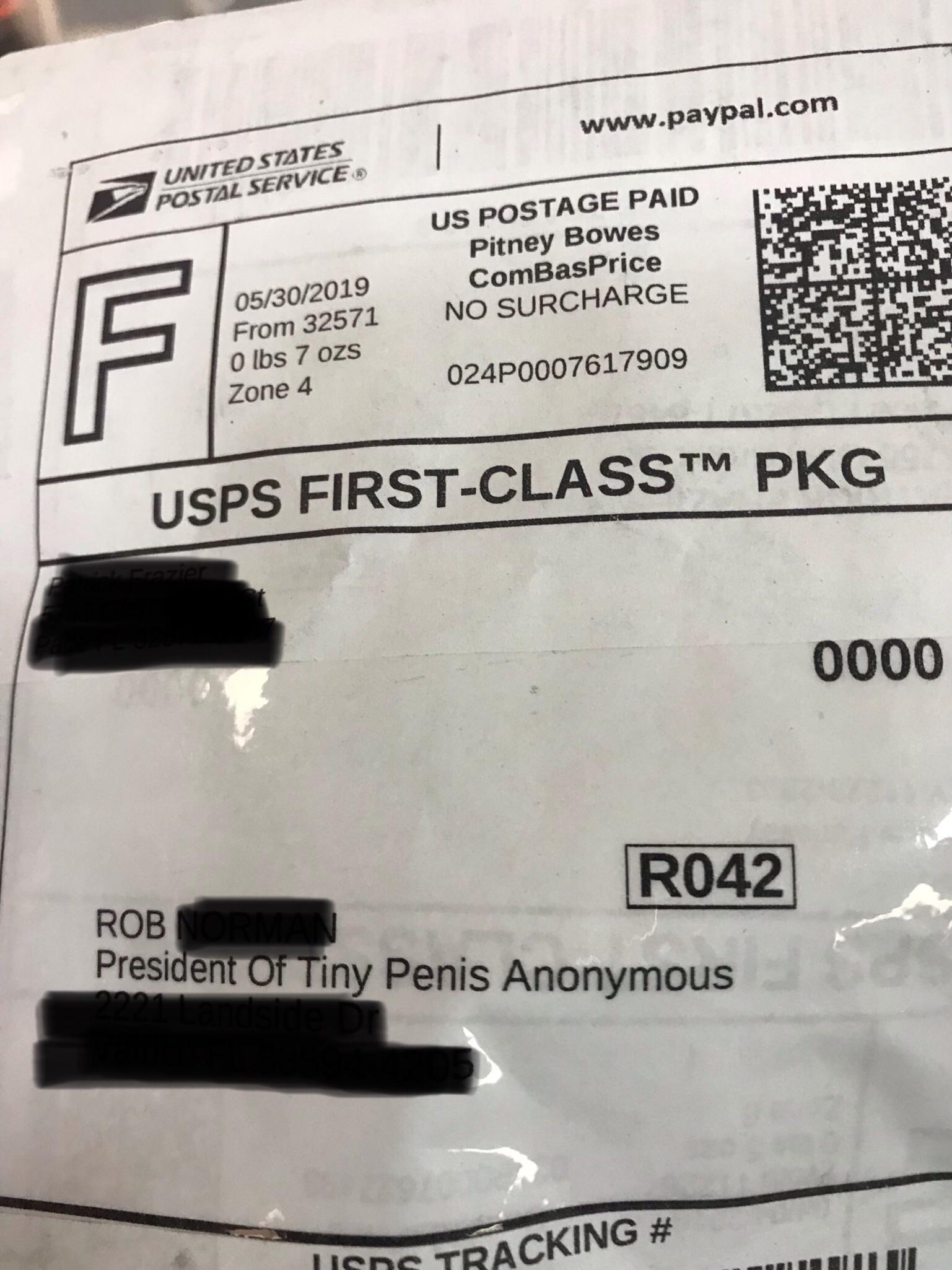 I have a pay for a Rob......??? r/USPS