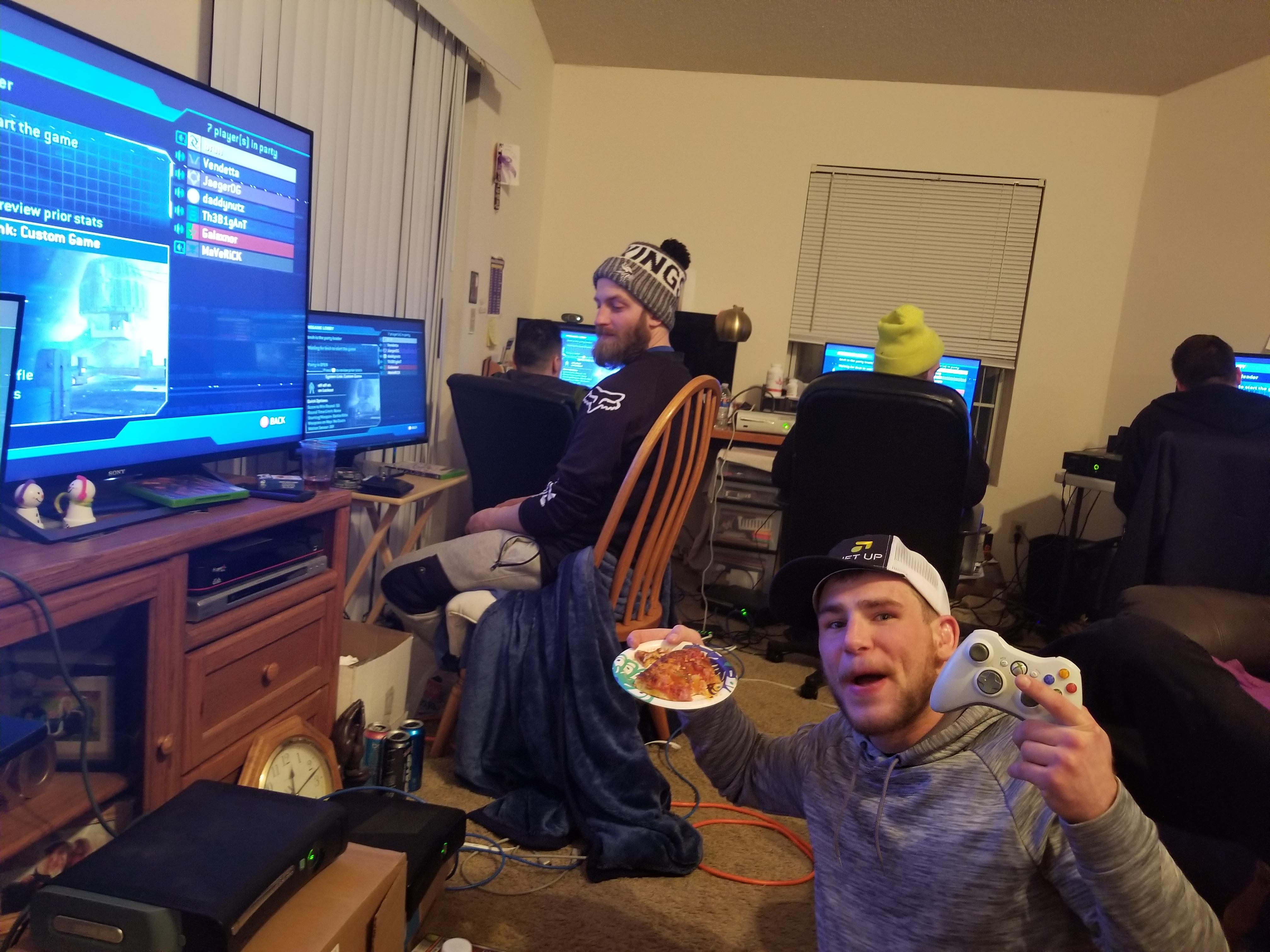 Halo 2 LAN party last Friday. Still holds up so well r/gaming