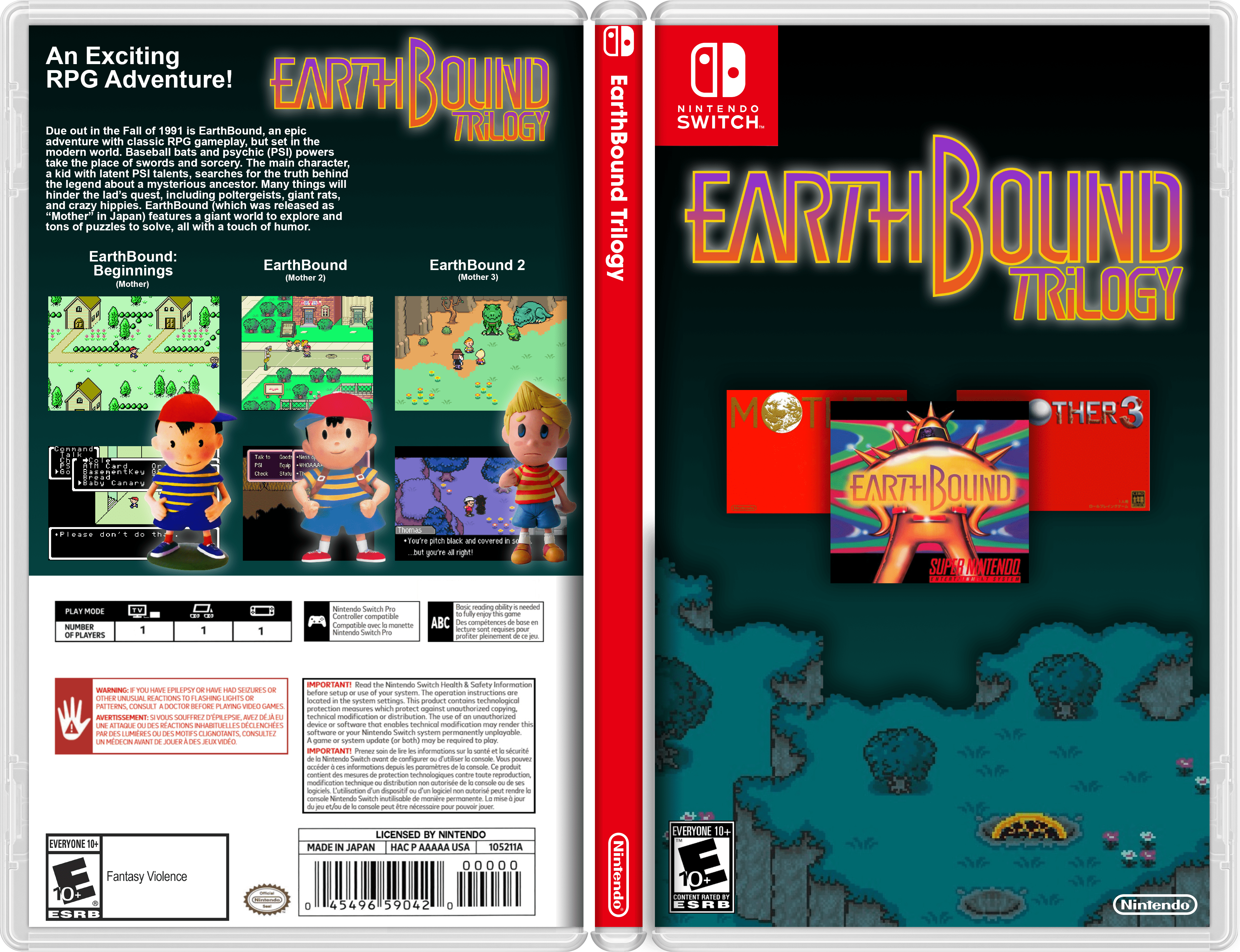 EarthBound Trilogy Concept for Nintendo