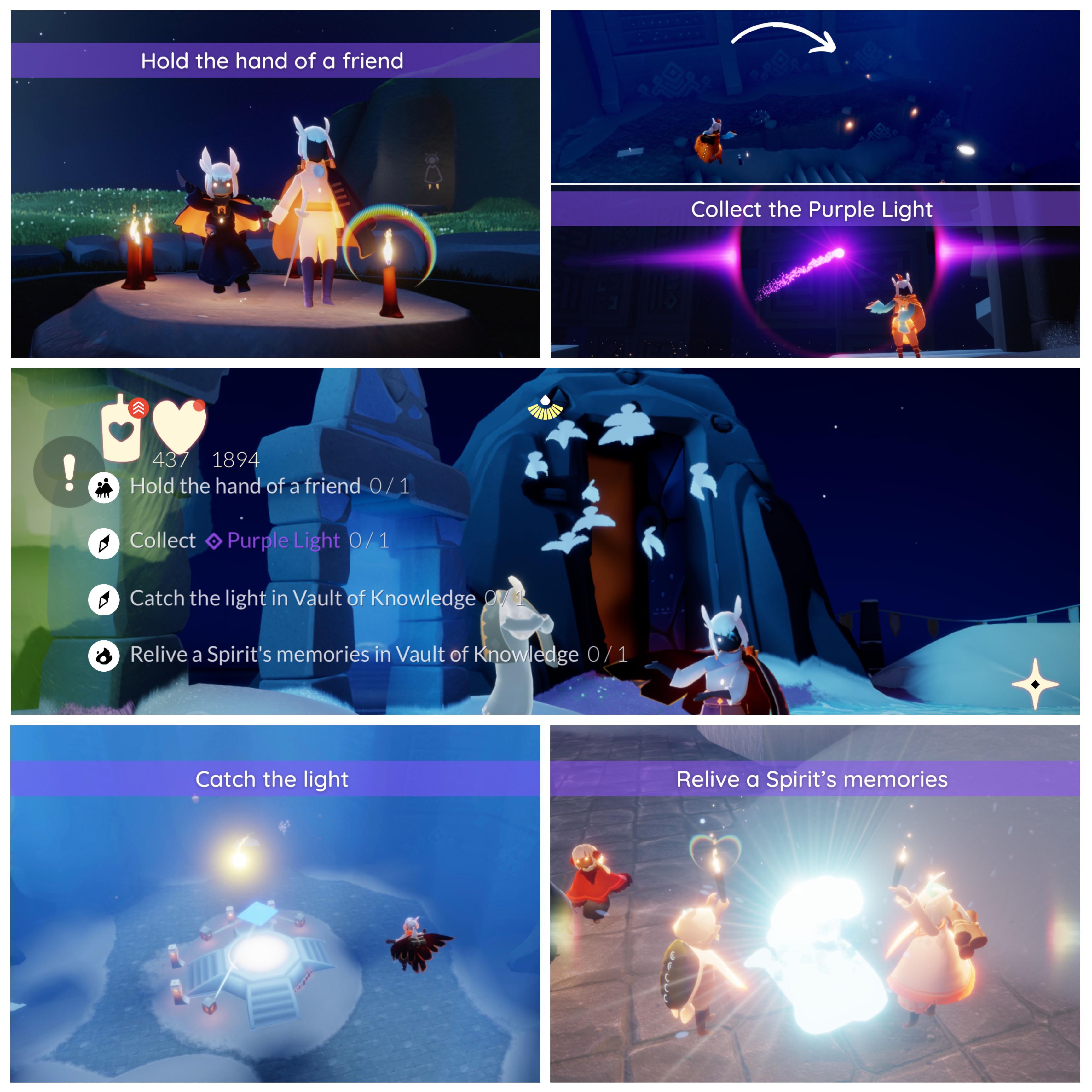 Dailies February 17th 🔮 VoK 📍1. Hold the hand of a friend 🤝 follow it