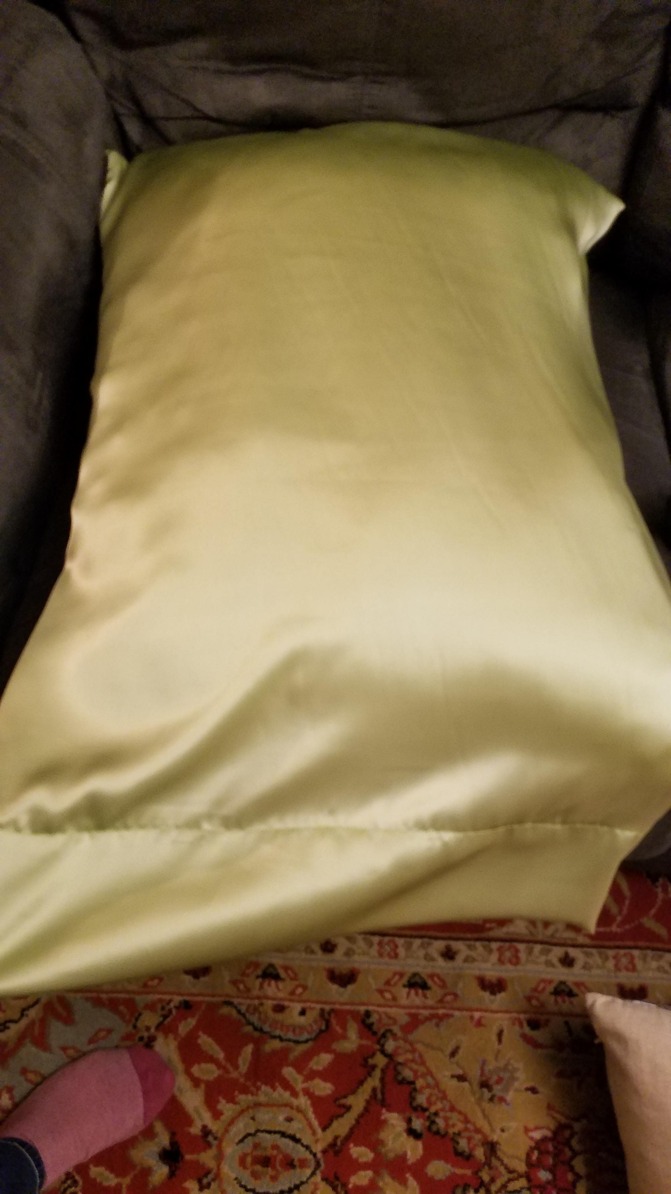 I made a silk pillowcase for 5 dollars!! It takes 1 yard of fabric, a