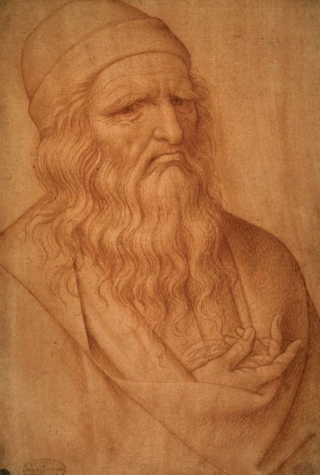 Italian doctors are using this selfportrait of Leonardo da Vinci (who famously took forever to
