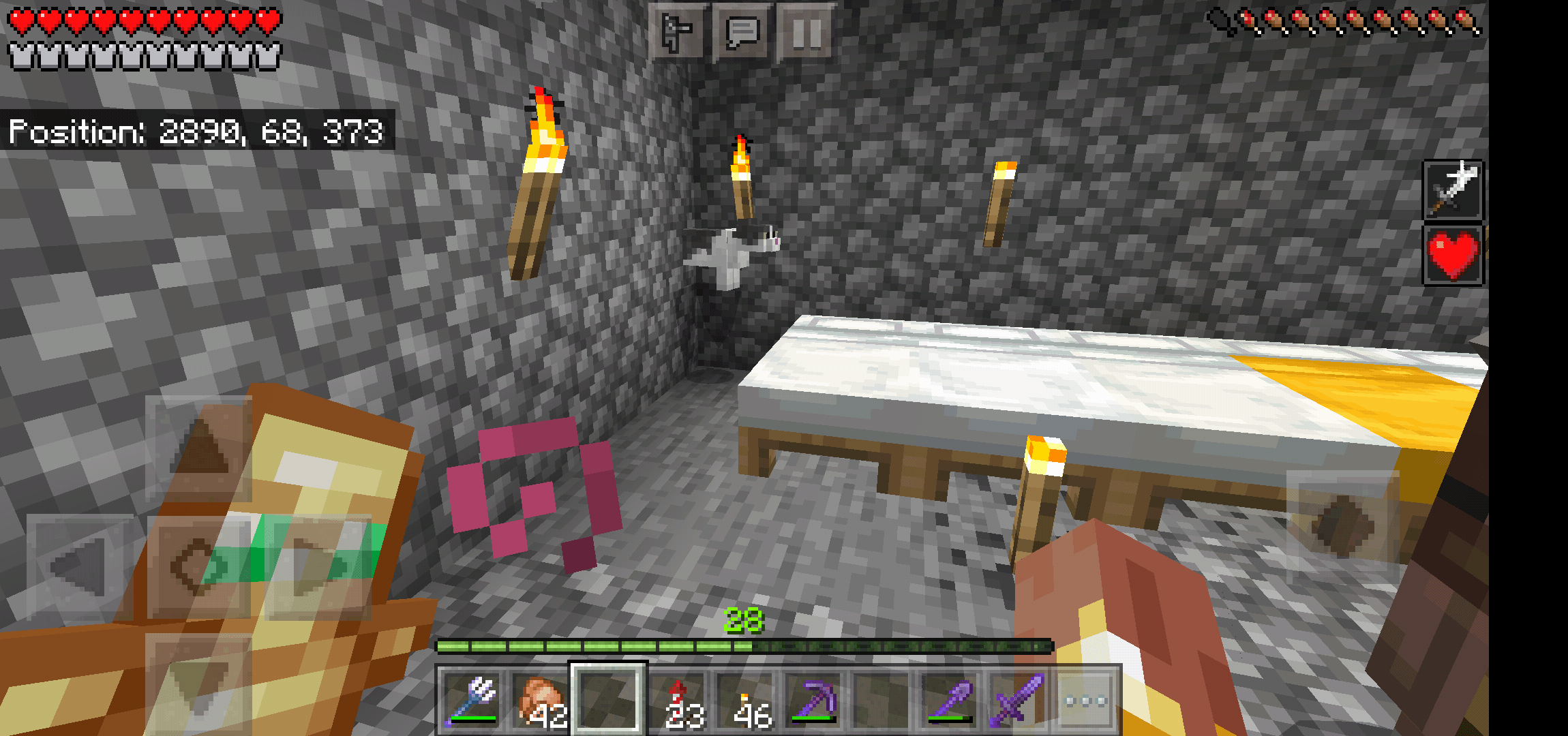 Minecraft bedrock has been glitching and lagging a lot because of the