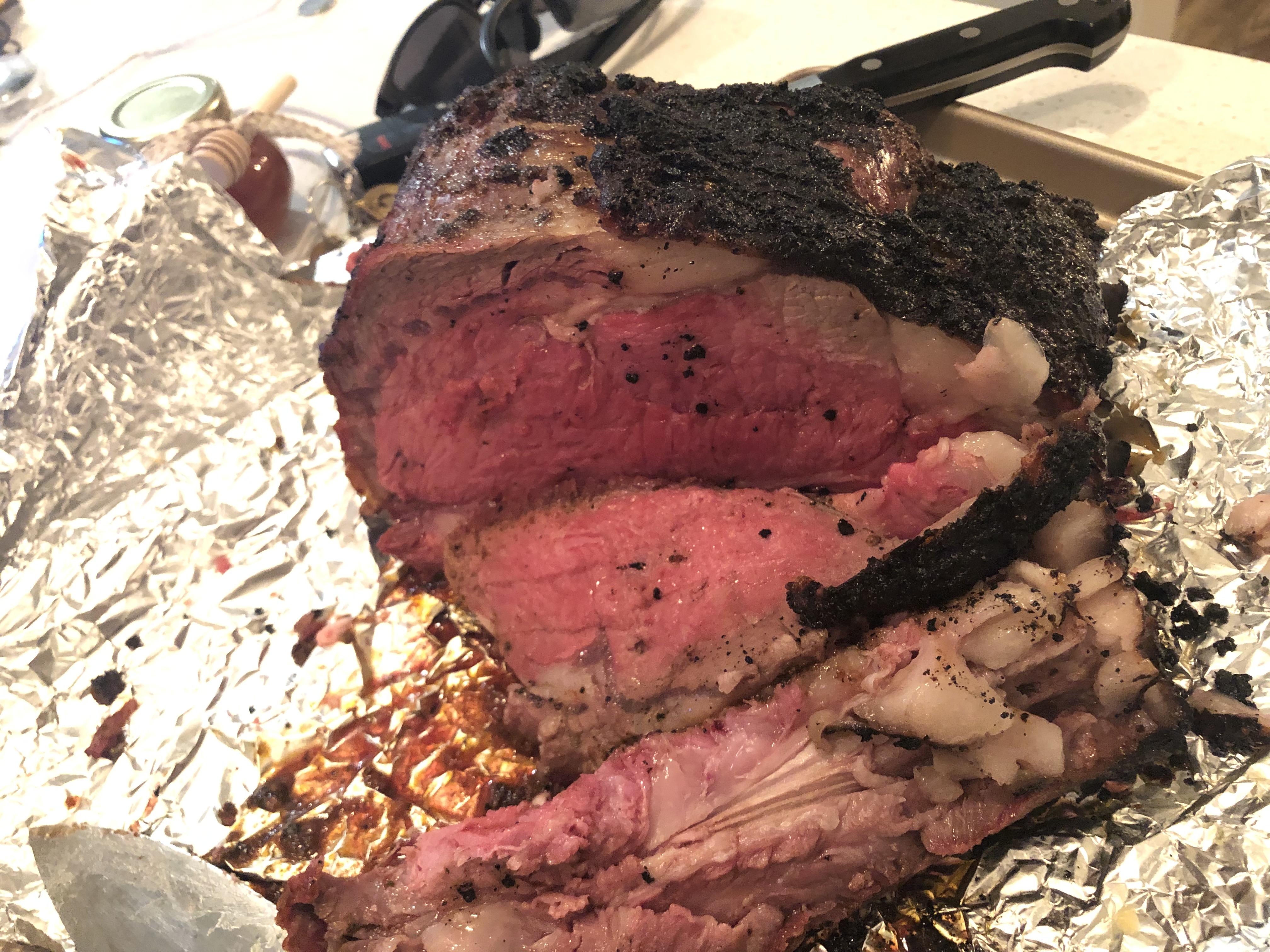 Prime Rib was made for the smoker smoking