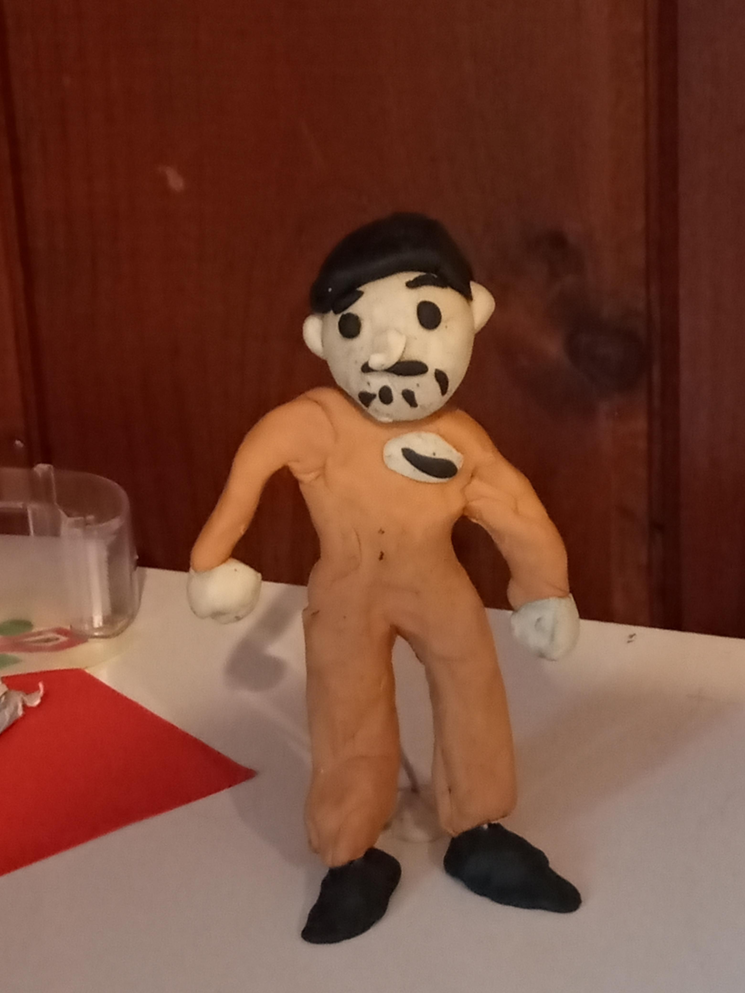 Day 3 of making bad clay sculptures. D class personnel r/SCP