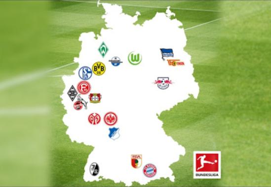 Map Of Bundesliga 2 Teams Map Of Bundesliga 2 Teams Visualising The 2015 16 Use the