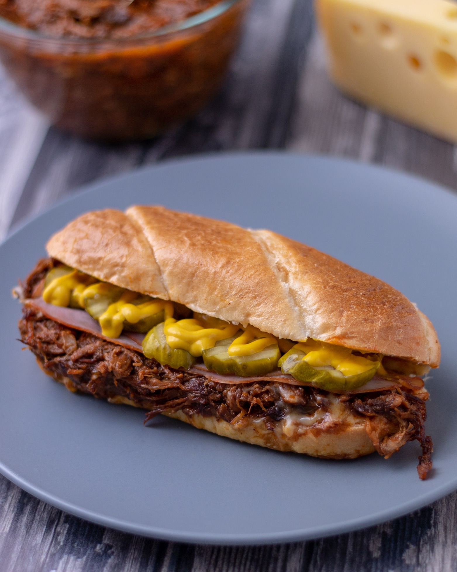 [Homemade] Pulled Pork Cuban Sandwich r/food