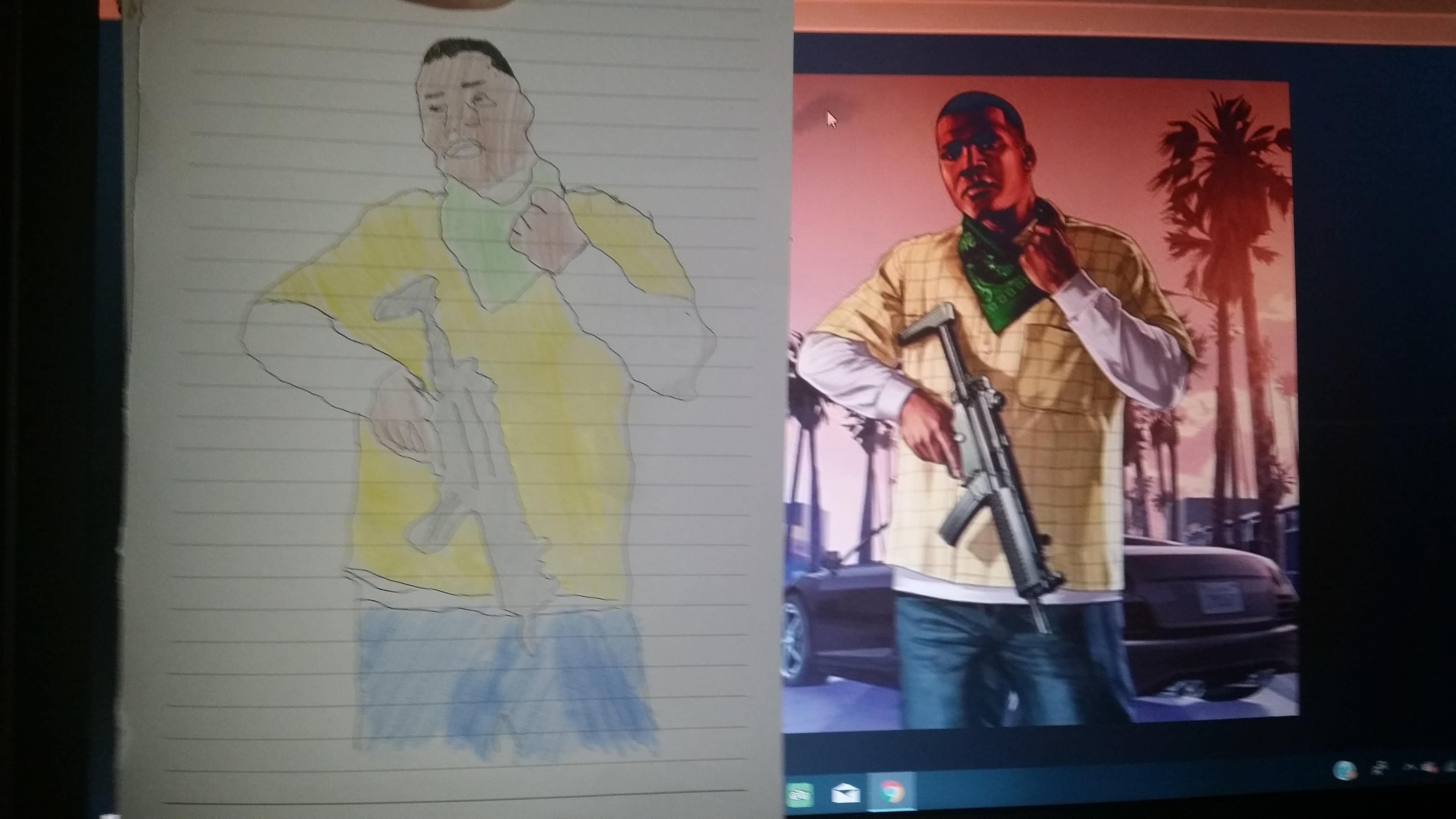 Gta 5 Drawings Franklin Franklin clinton is one of the three protagonists in grand theft auto