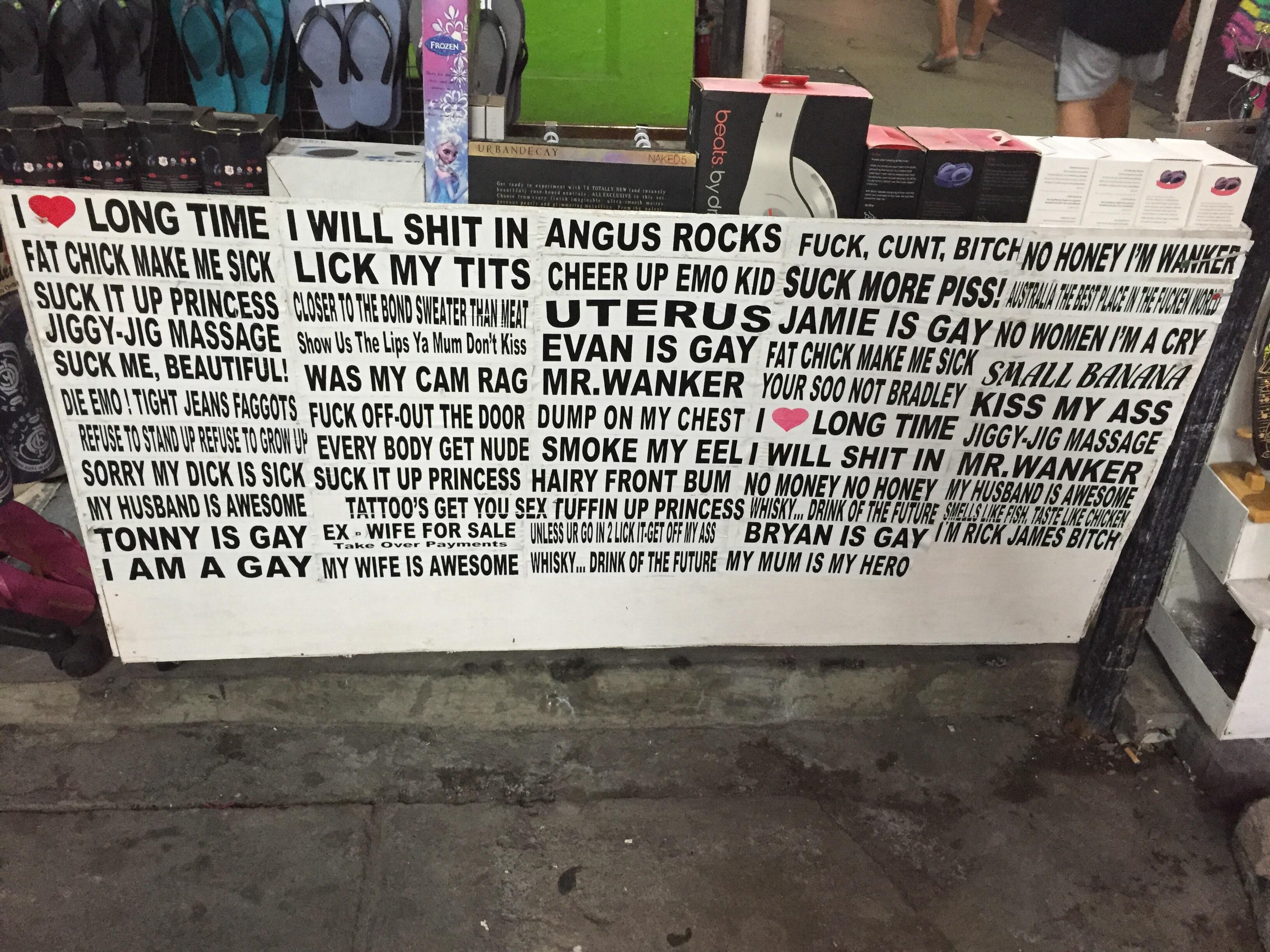 Bumper stickers for sale. r/engrish