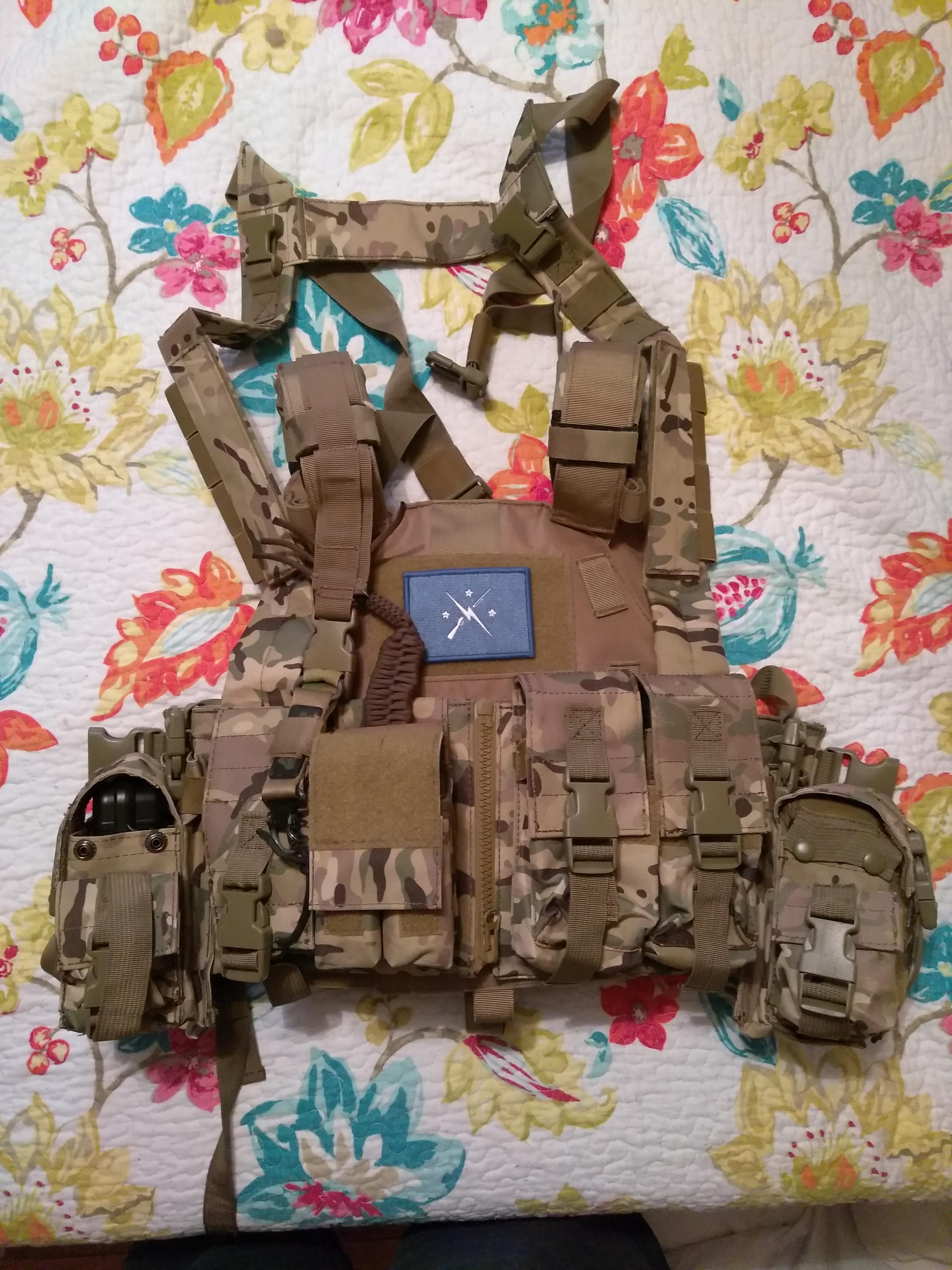 Tactical gear setup... With ultra tactical comforter r/tacticalgear