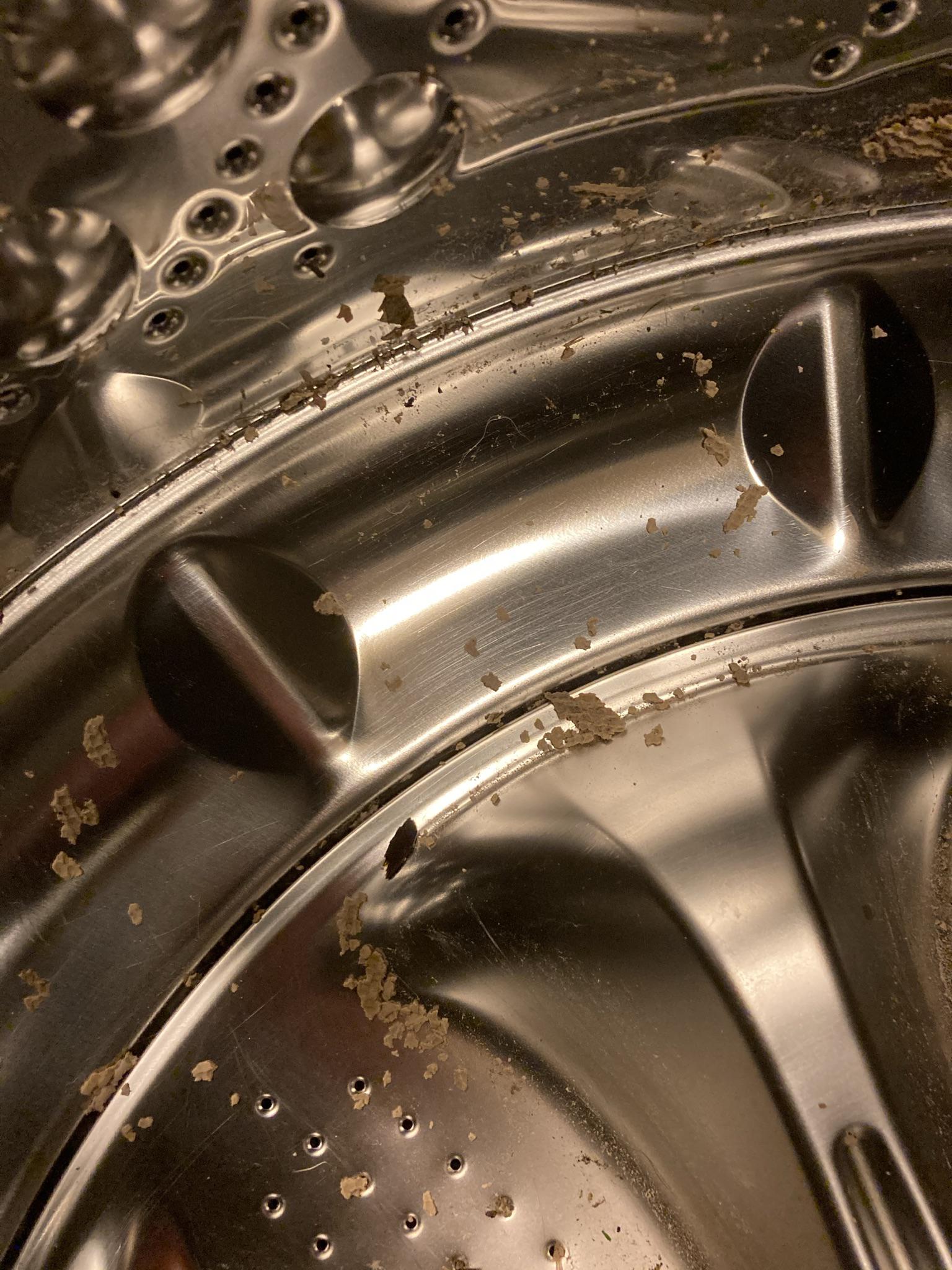 Roommate washed rubber backed mat in the machine and it disintegrated