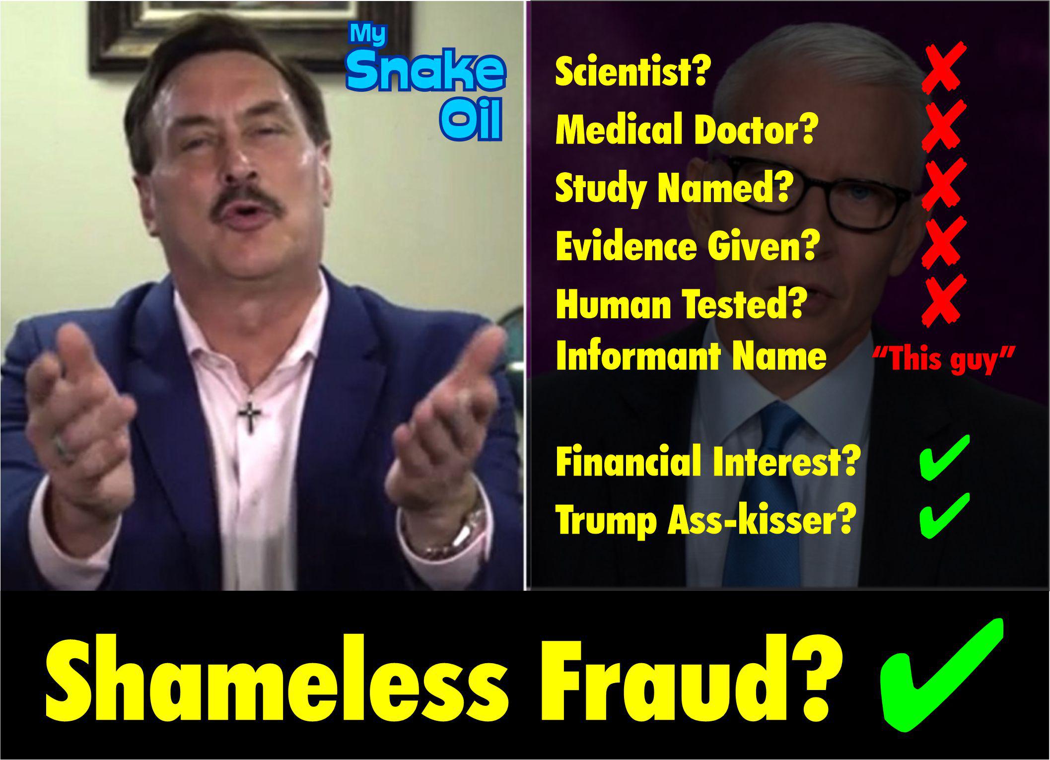 The My Pillow guy, Mike Lindell lambasted by Anderson Cooper for